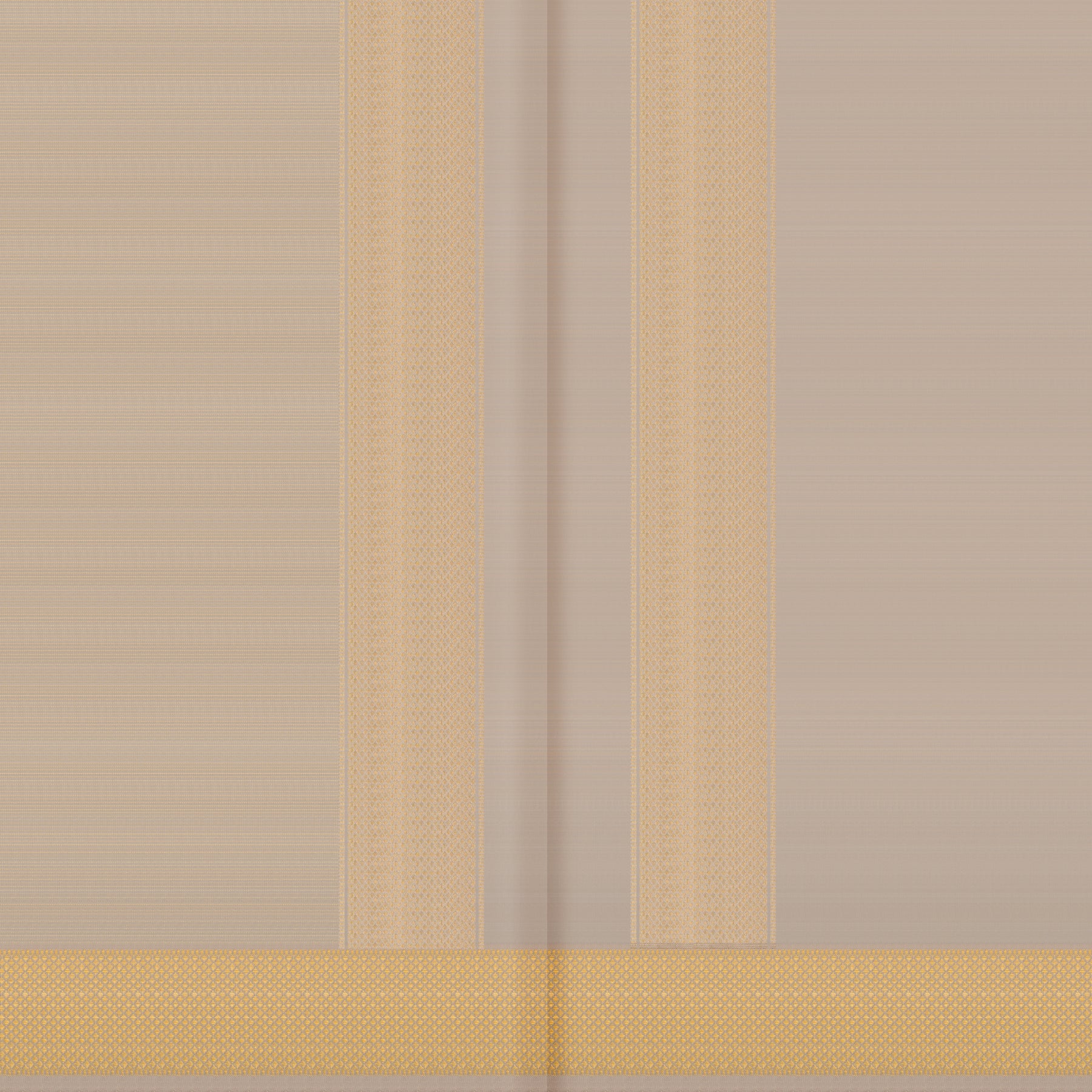 Kanakavalli Kanjivaram Silk Angavastram CO-ORD 25-109-AF001-09699 - Profile View