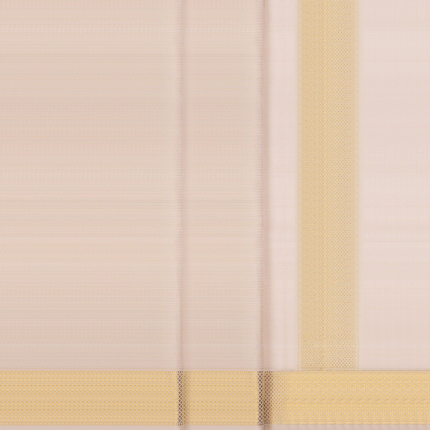 Kanakavalli Kanjivaram Silk Angavastram CO-ORD 25-109-AF001-09700 - Double Pleated View
