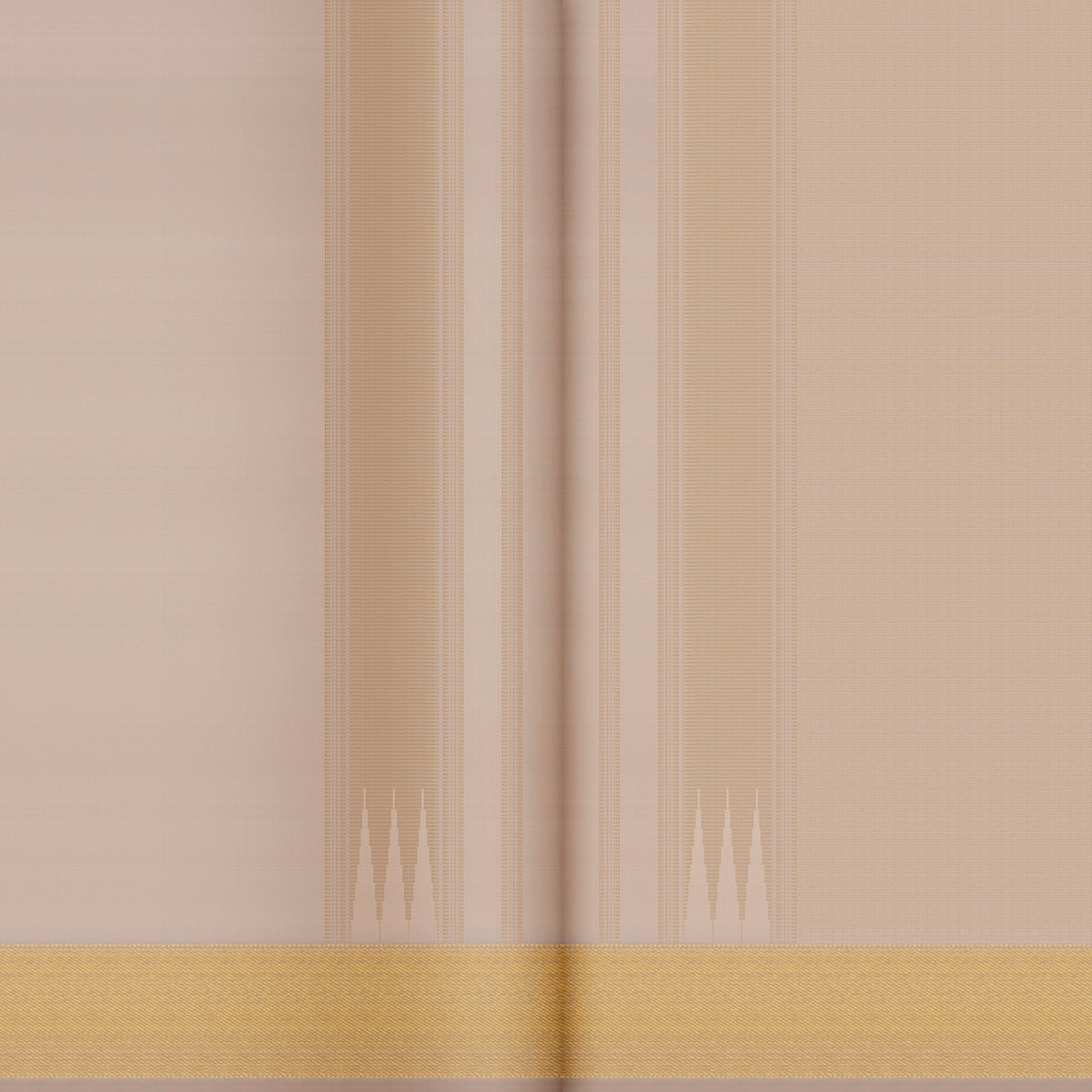 Kanakavalli Kanjivaram Silk Angavastram CO-ORD 25-109-AF001-09702 - Angavastram View