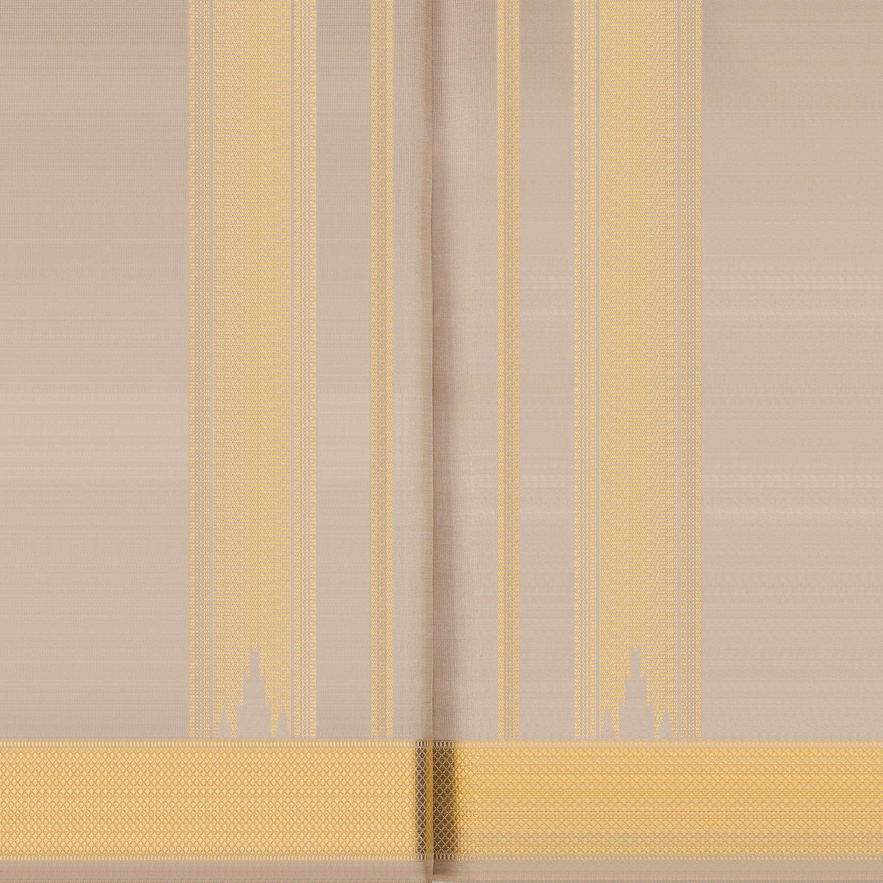 Kanakavalli Kanjivaram Silk Angavastram CO-ORD 25-109-AF001-09707 - Angavastram View