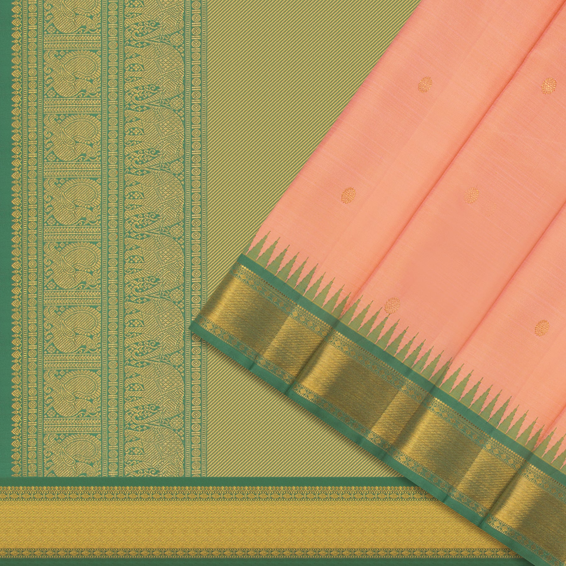 Kanakavalli Kanjivaram Silk Sari 25-109-HS001-03507 - Cover View 