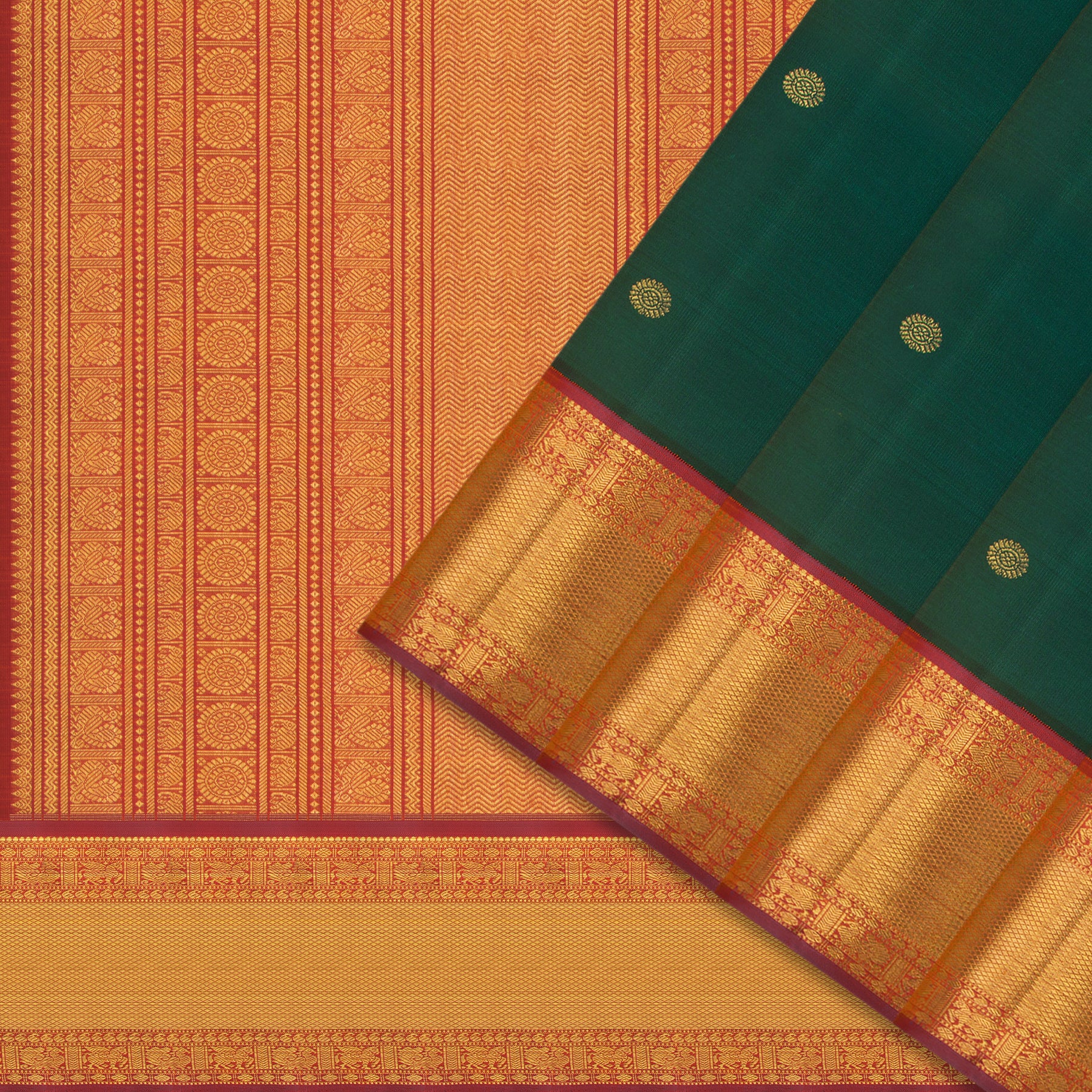 Kanakavalli Kanjivaram Silk Sari 25-109-HS001-03515 - Cover View