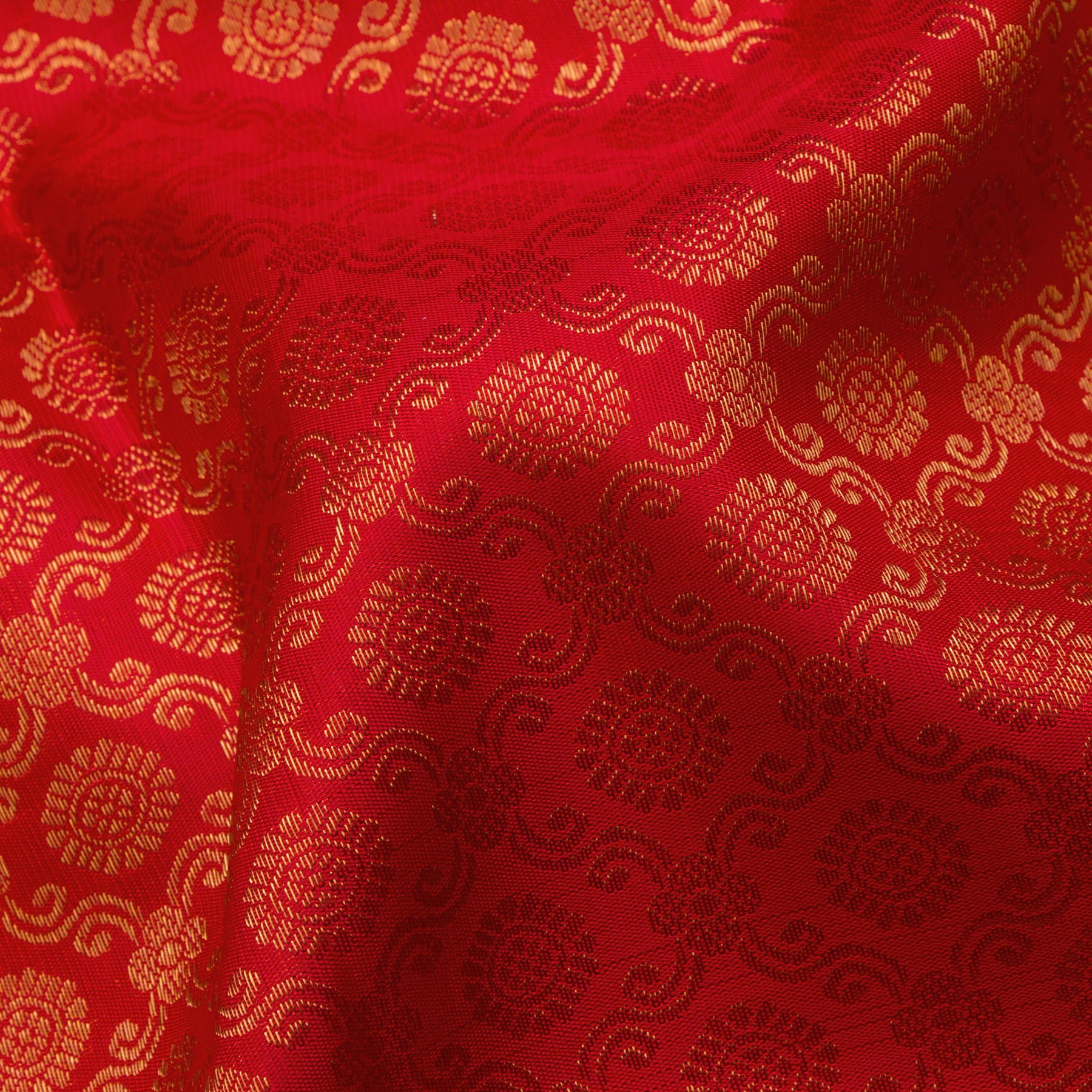 Kanakavalli Kanjivaram Silk Sari 25-109-HS001-03519 - Fabric View 