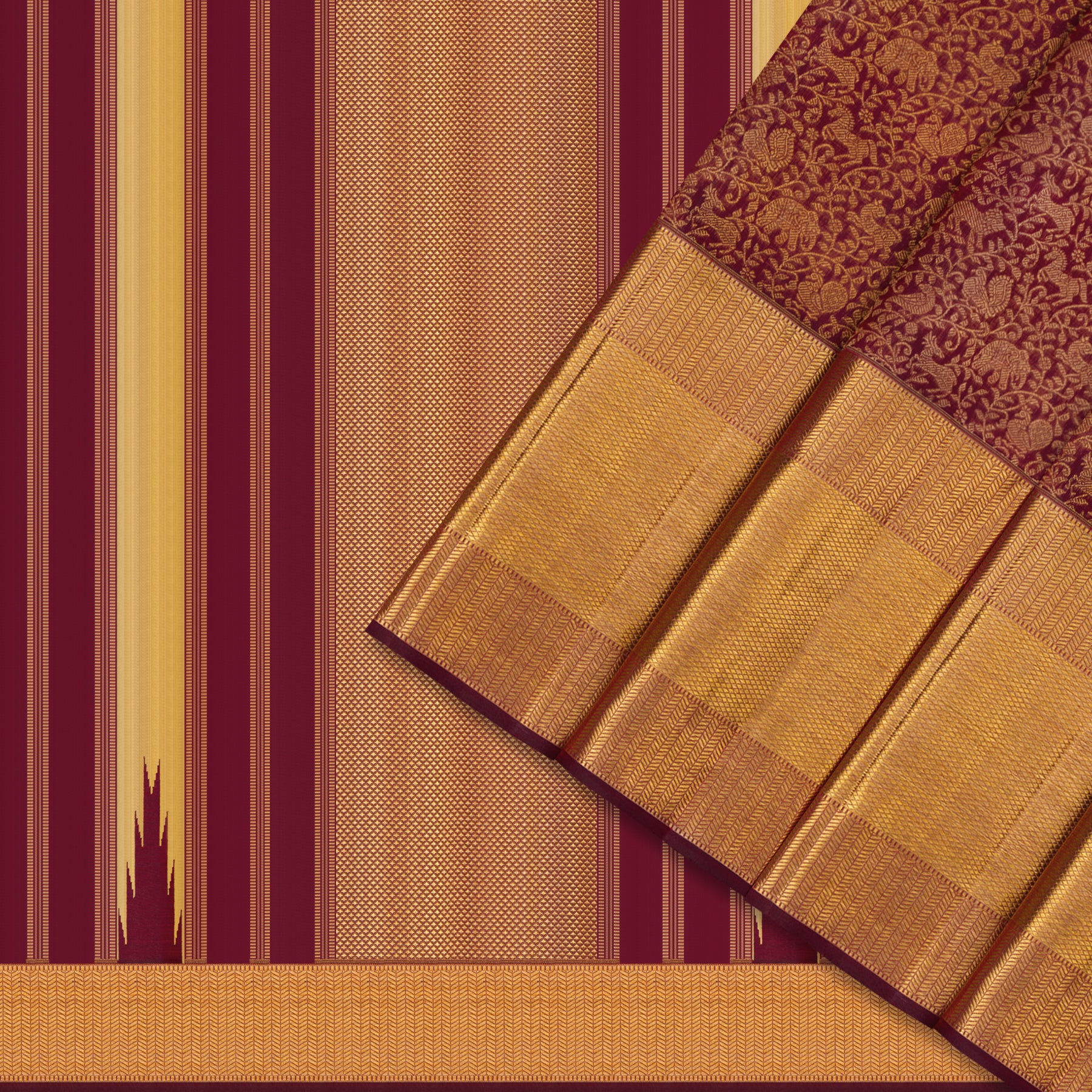 Kanakavalli Kanjivaram Silk Sari 25-109-HS001-09569 - Cover View