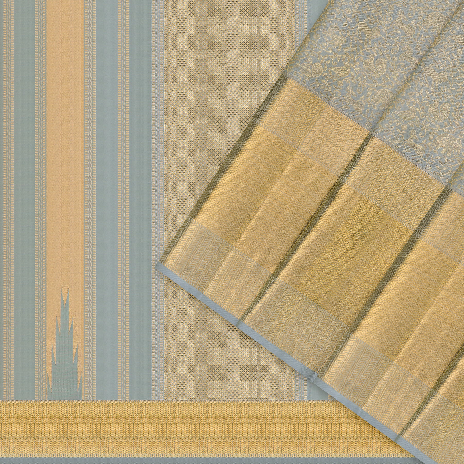 Kanakavalli Kanjivaram Silk Sari 25-109-HS001-09570 - Cover View
