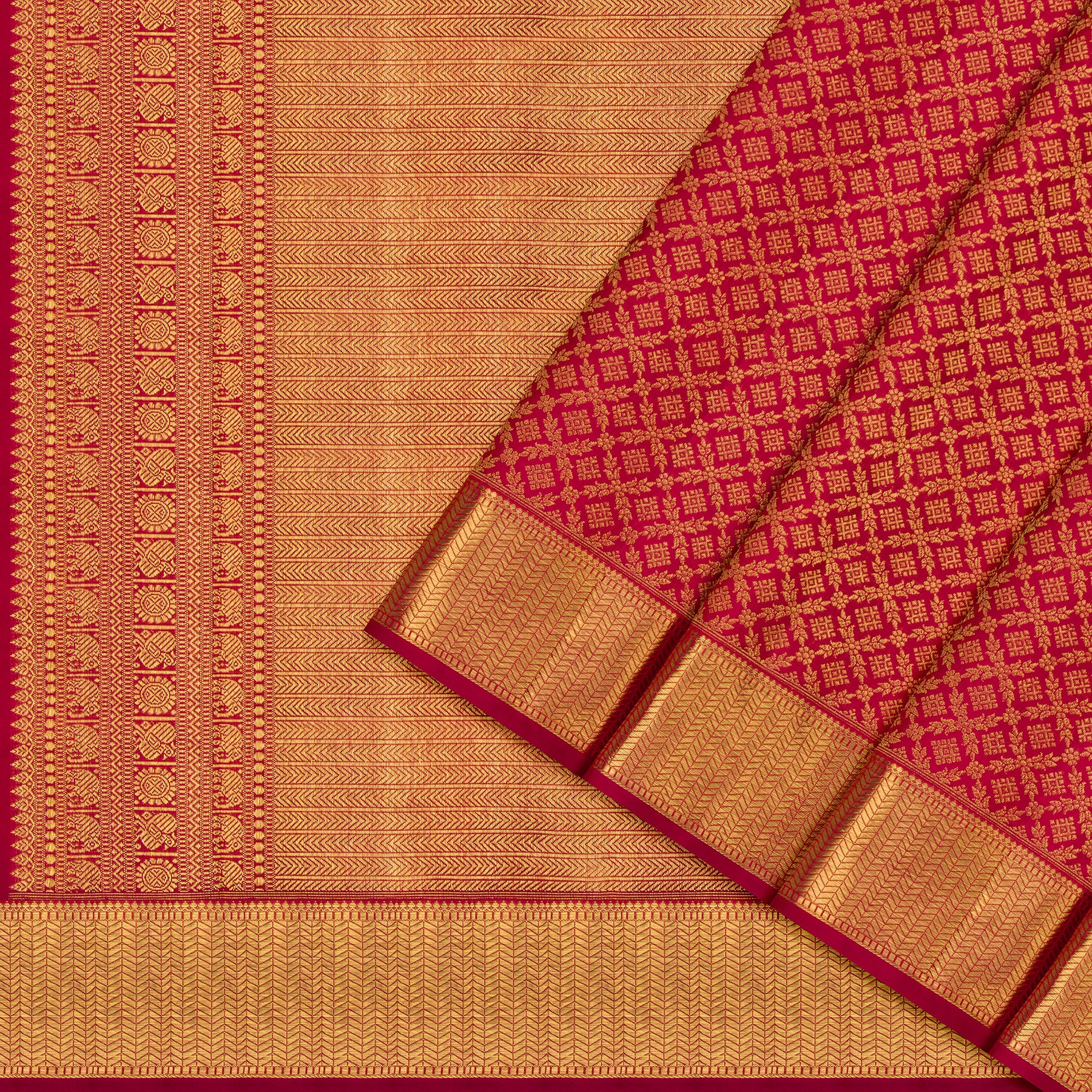 Kanakavalli Kanjivaram Silk Sari 25-109-HS001-09571 - Cover View