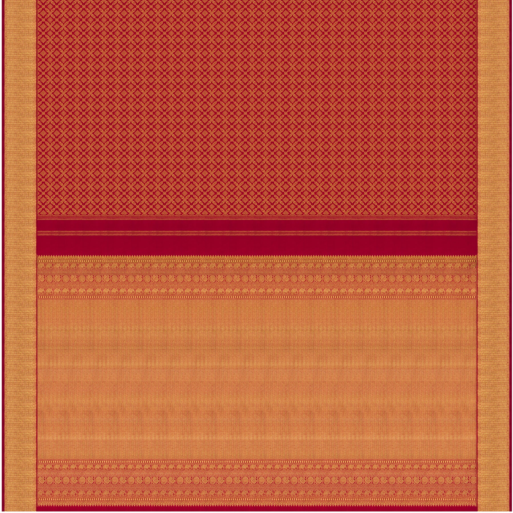 Kanakavalli Kanjivaram Silk Sari 25-109-HS001-09571 - Full View