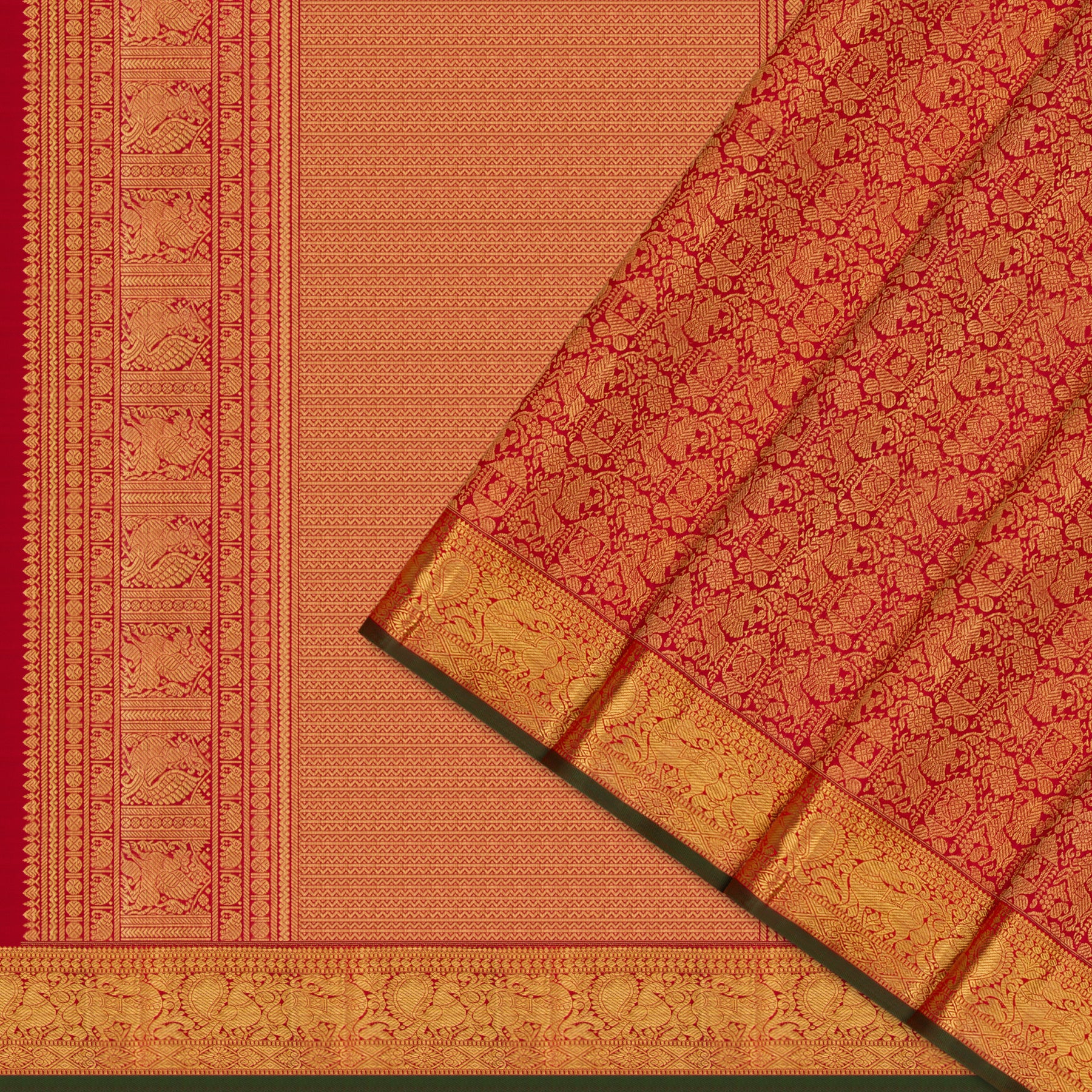 Kanakavalli Kanjivaram Silk Sari 25-109-HS001-09573 - Cover View