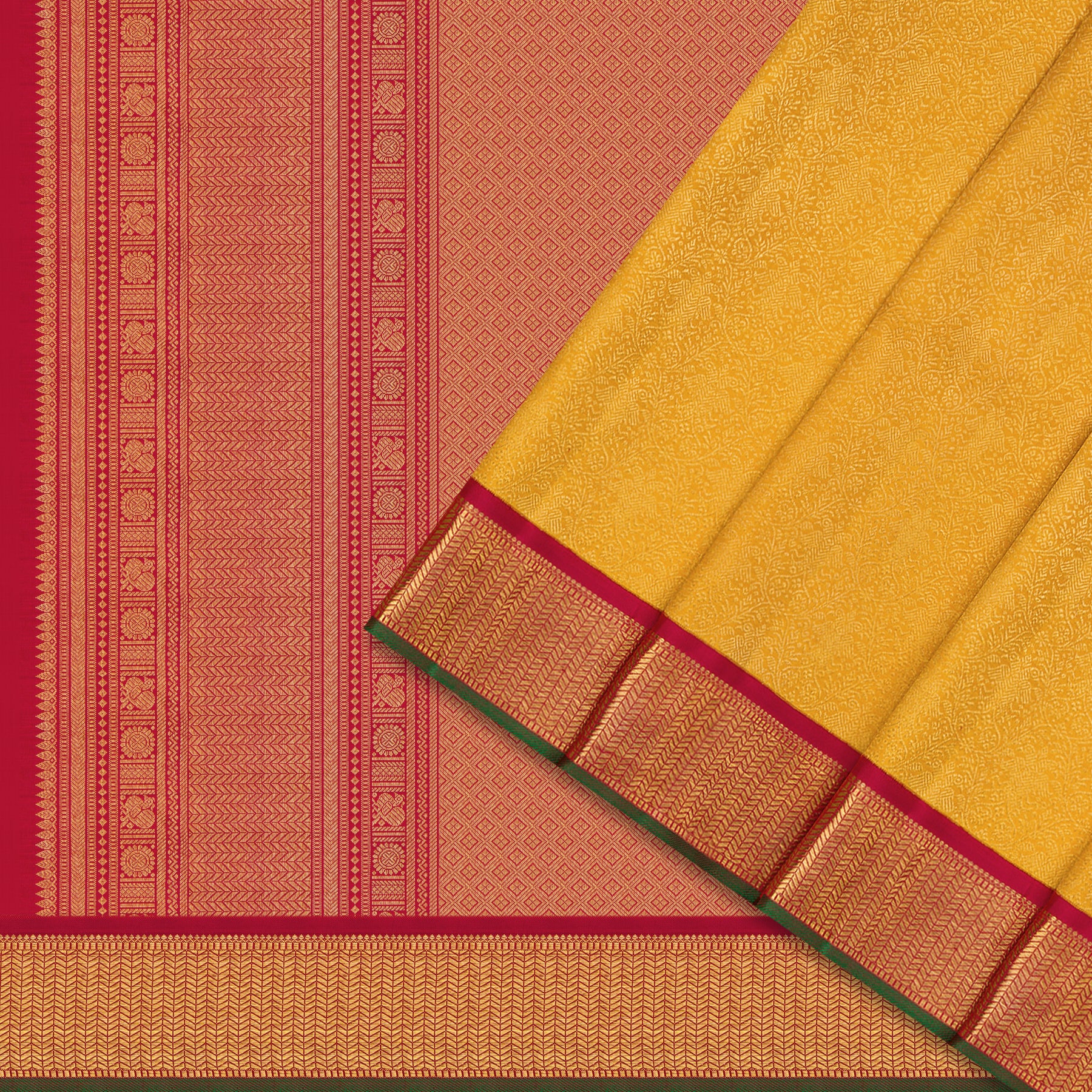 Kanakavalli Kanjivaram Silk Sari 25-109-HS001-09584 - Cover View