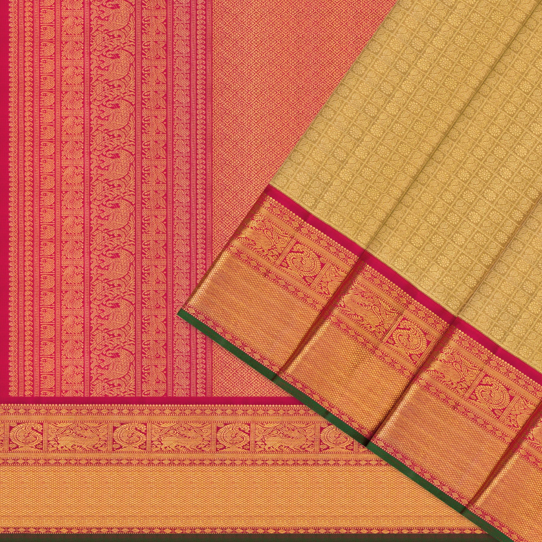 Kanakavalli Kanjivaram Silk Sari 25-109-HS001-09588 - Cover View