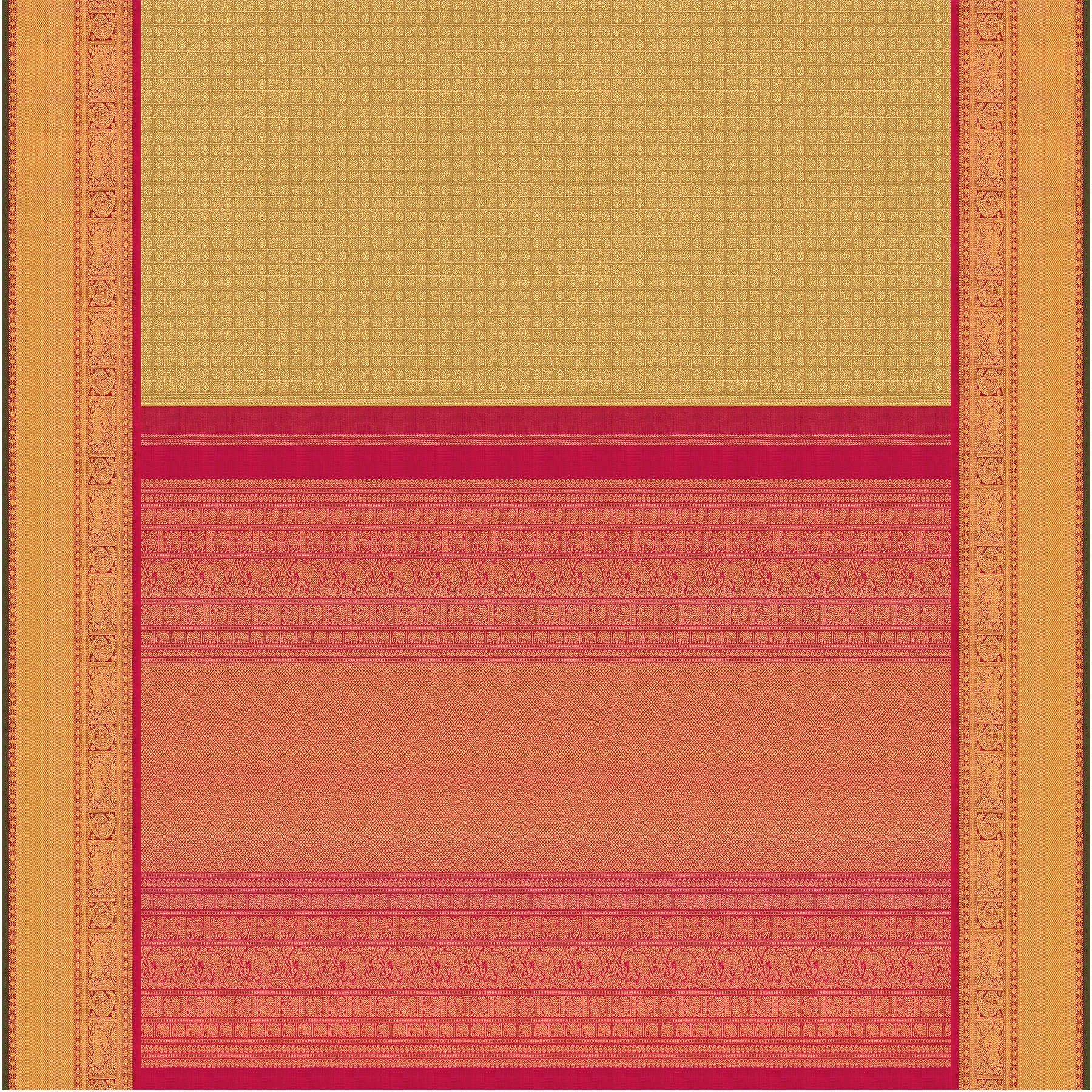 Kanakavalli Kanjivaram Silk Sari 25-109-HS001-09588 - Full View