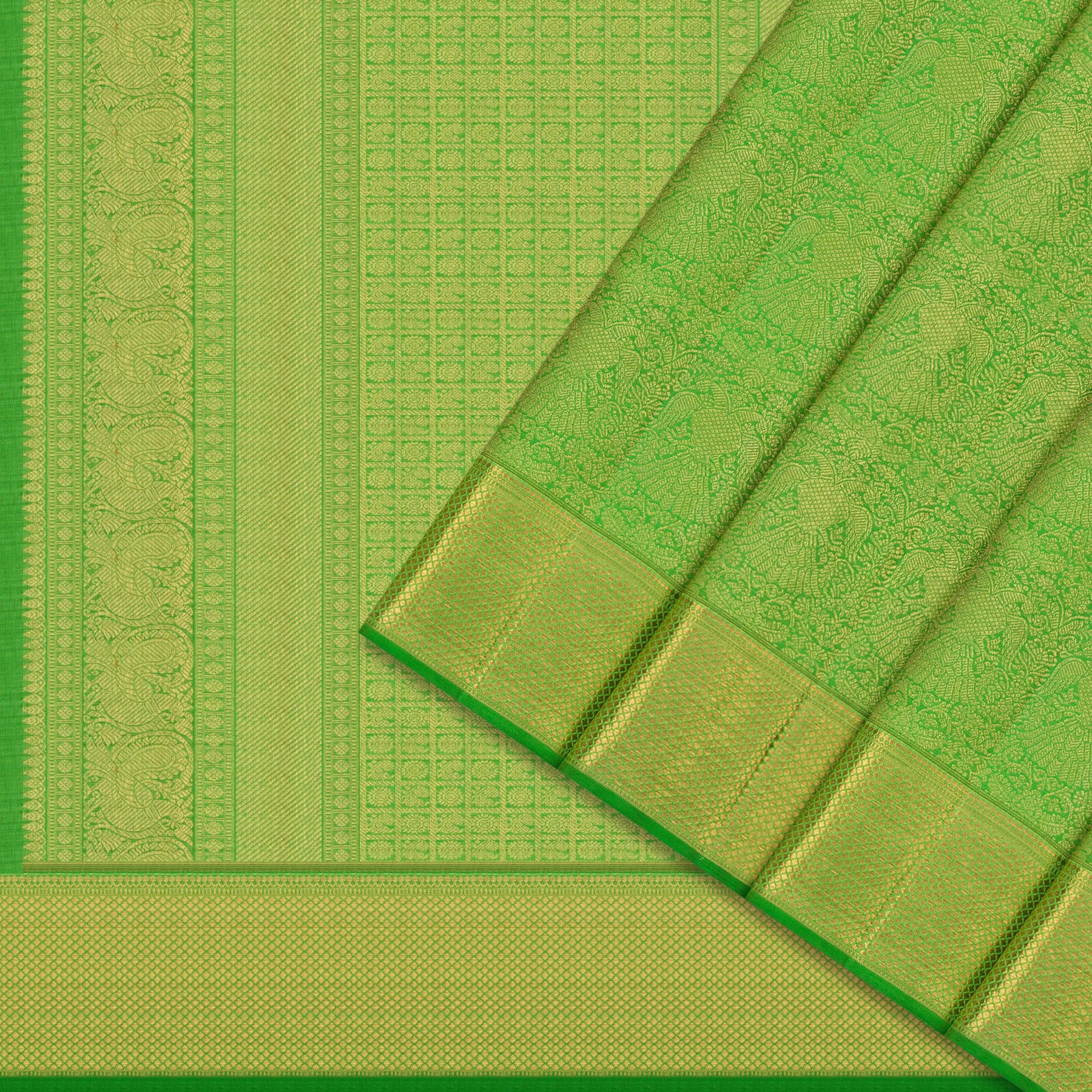 Kanakavalli Kanjivaram Silk Sari 25-109-HS001-09596 - Cover View