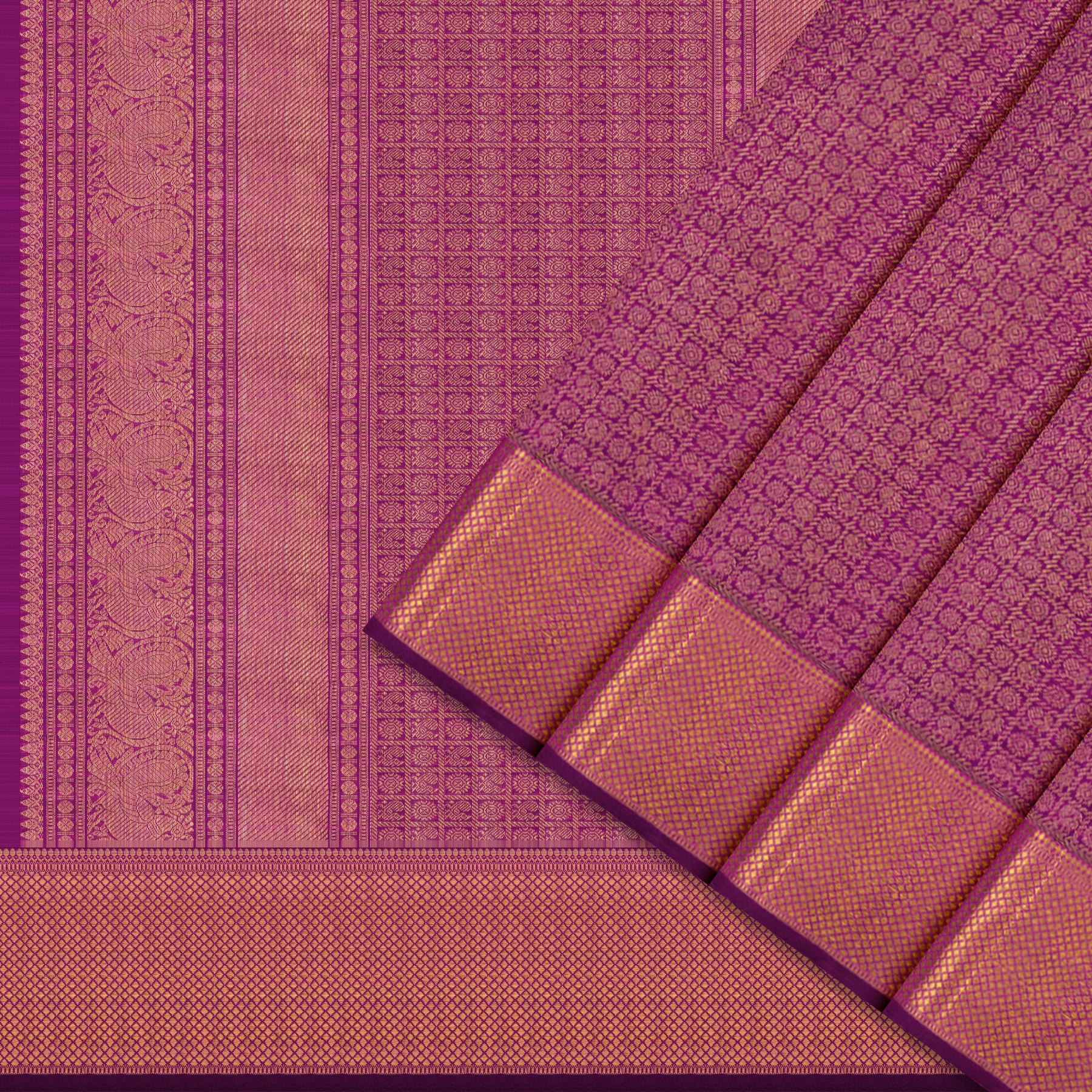 Kanakavalli Kanjivaram Silk Sari 25-109-HS001-09598 - Cover View