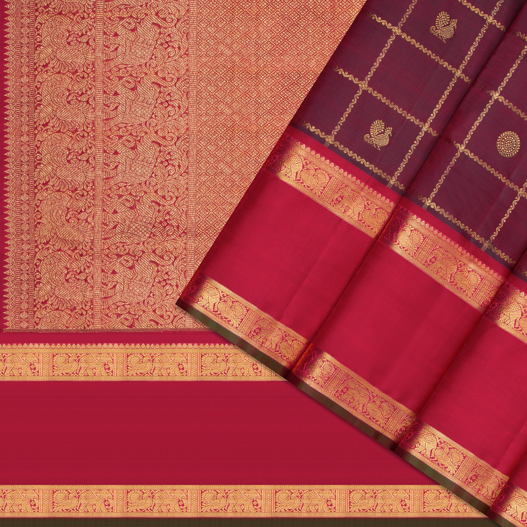 Kanakavalli Kanjivaram Silk Sari 25-109-HS001-09604 - Cover View