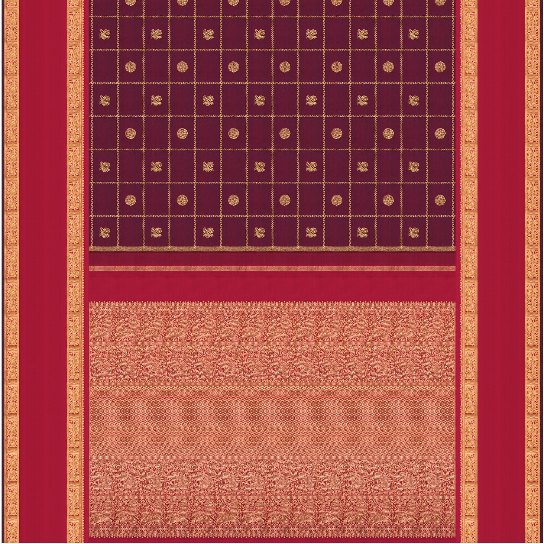 Kanakavalli Kanjivaram Silk Sari 25-109-HS001-09604 - Full View