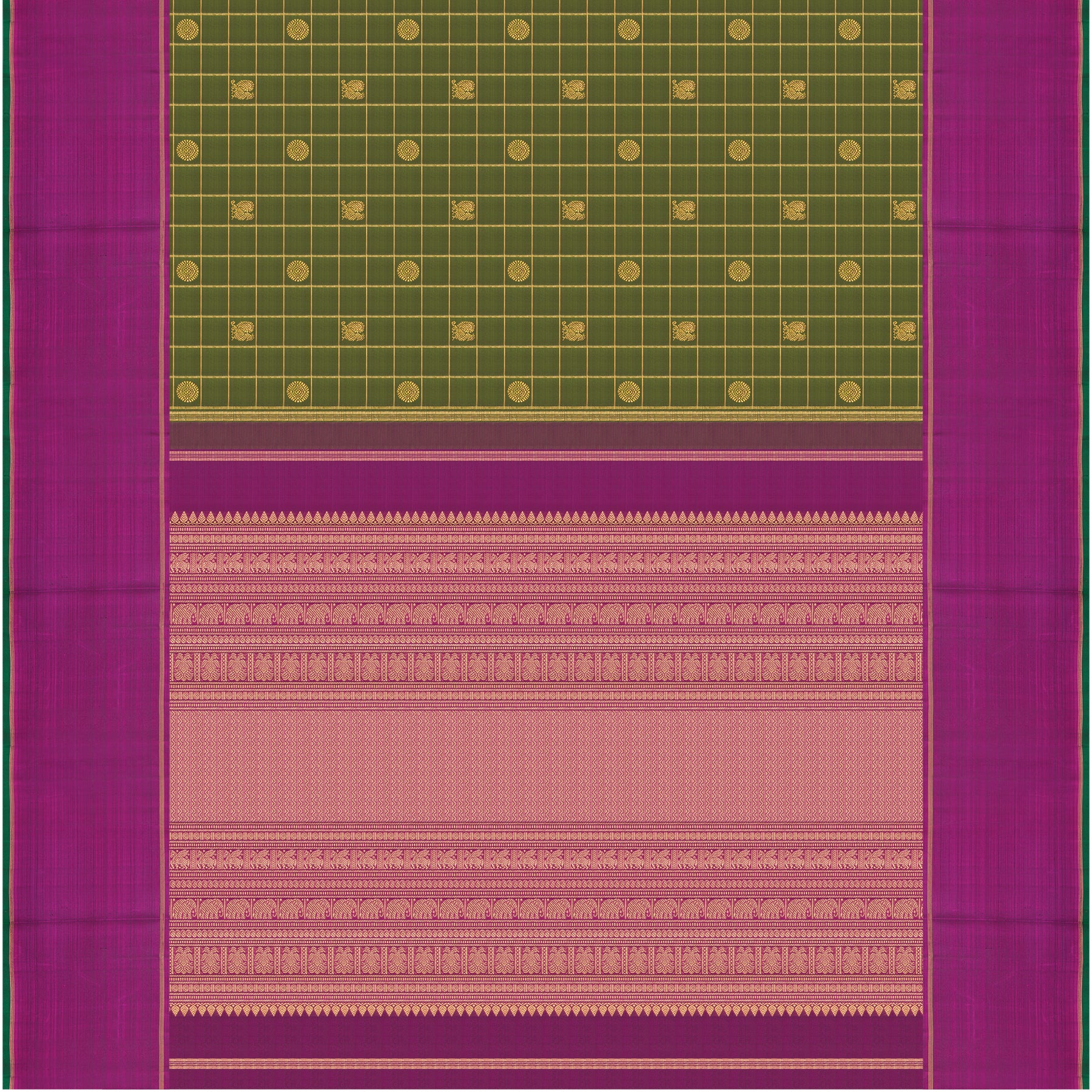 Kanakavalli Kanjivaram Silk Sari 25-109-HS001-09609 - Full View