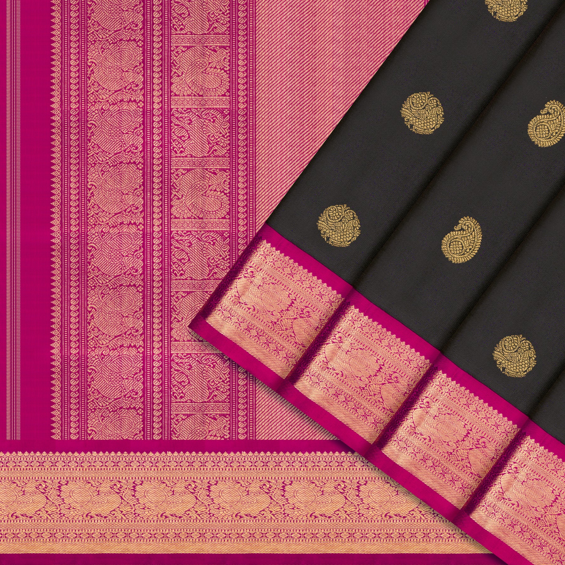 Kanakavalli Kanjivaram Silk Sari 25-109-HS001-09613 - Cover View
