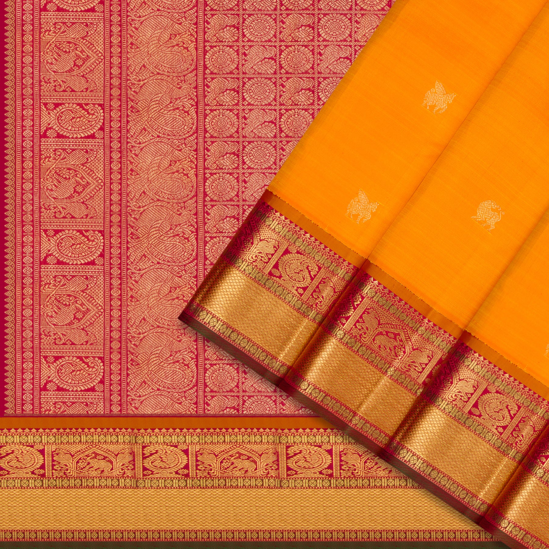 Kanakavalli Kanjivaram Silk Sari 25-109-HS001-09617 - Cover View