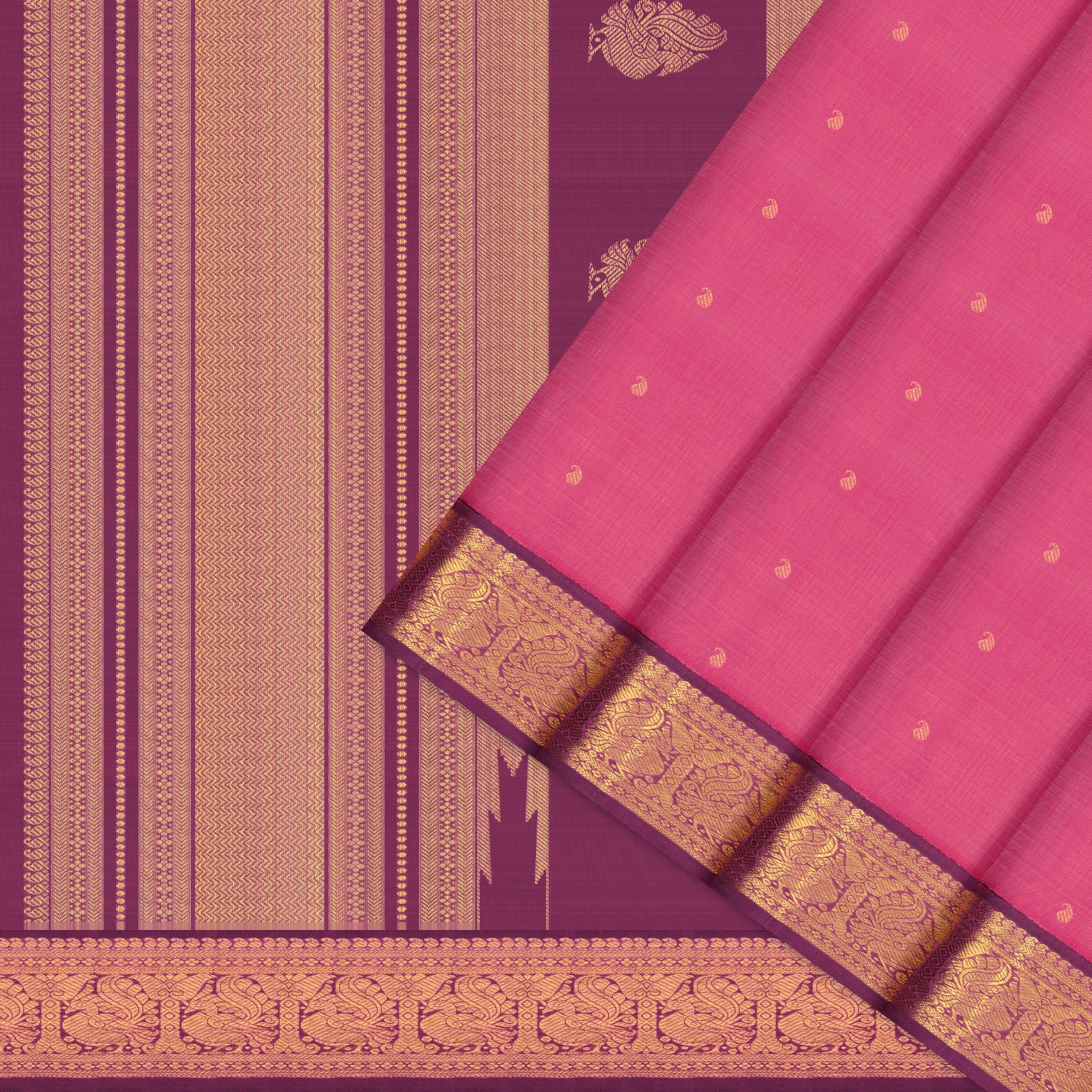 Kanakavalli Kanjivaram Silk Sari 25-109-HS001-09620 - Cover View