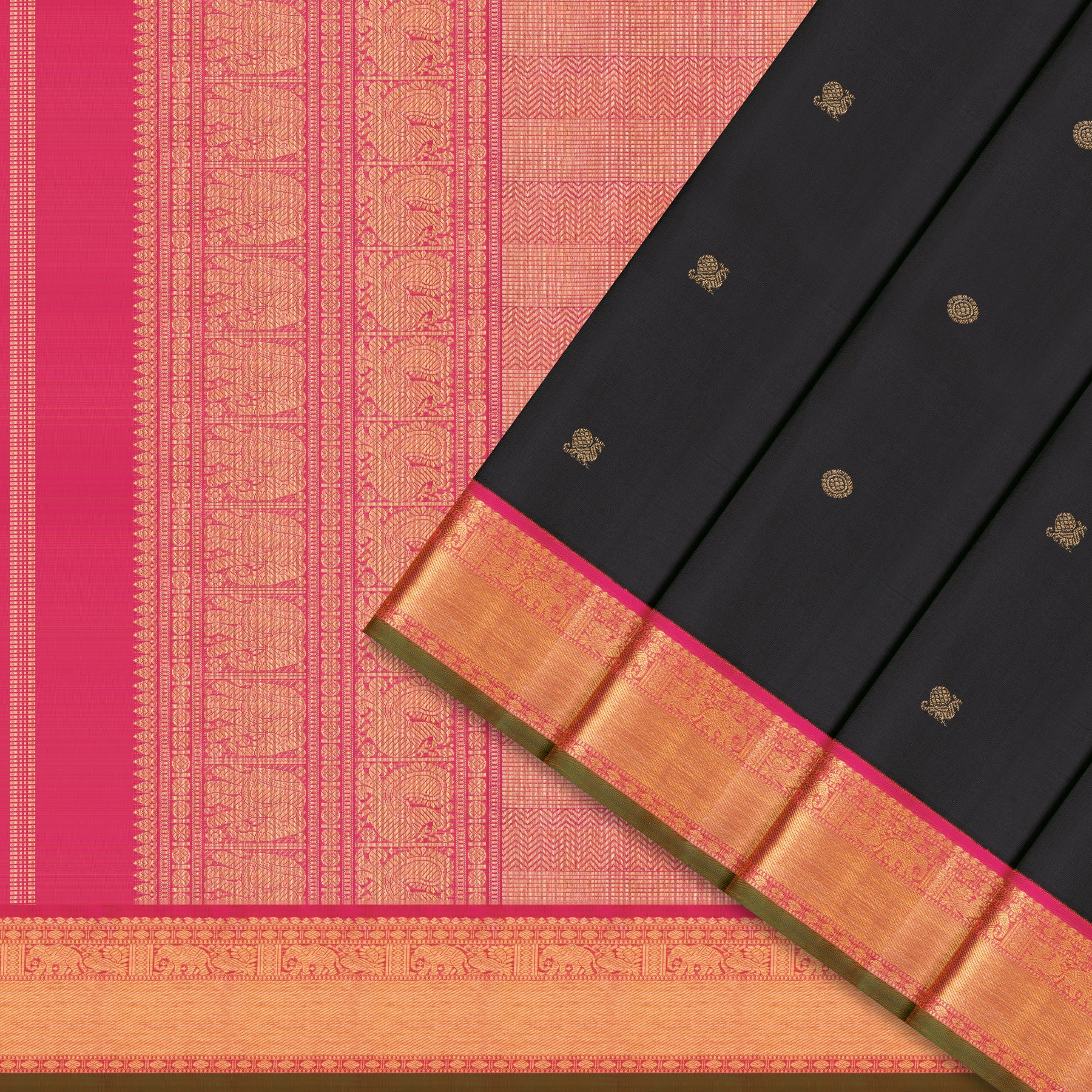 Kanakavalli Kanjivaram Silk Sari 25-109-HS001-09623 - Cover View