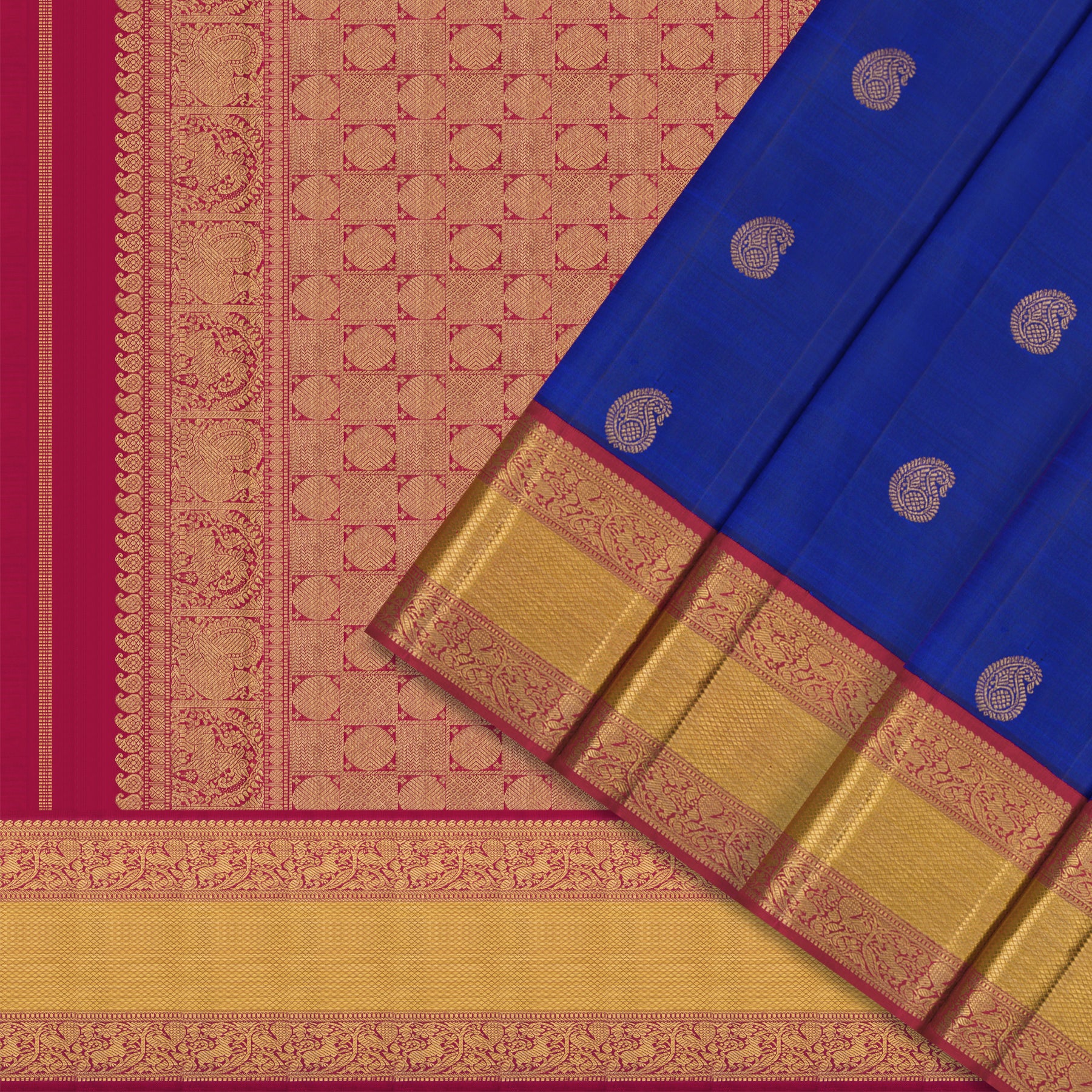Kanakavalli Kanjivaram Silk Sari 25-109-HS001-09630