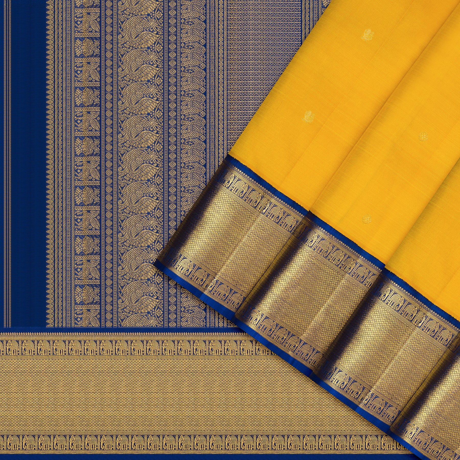 Kanakavalli Kanjivaram Silk Sari 25-109-HS001-09632 - Cover View