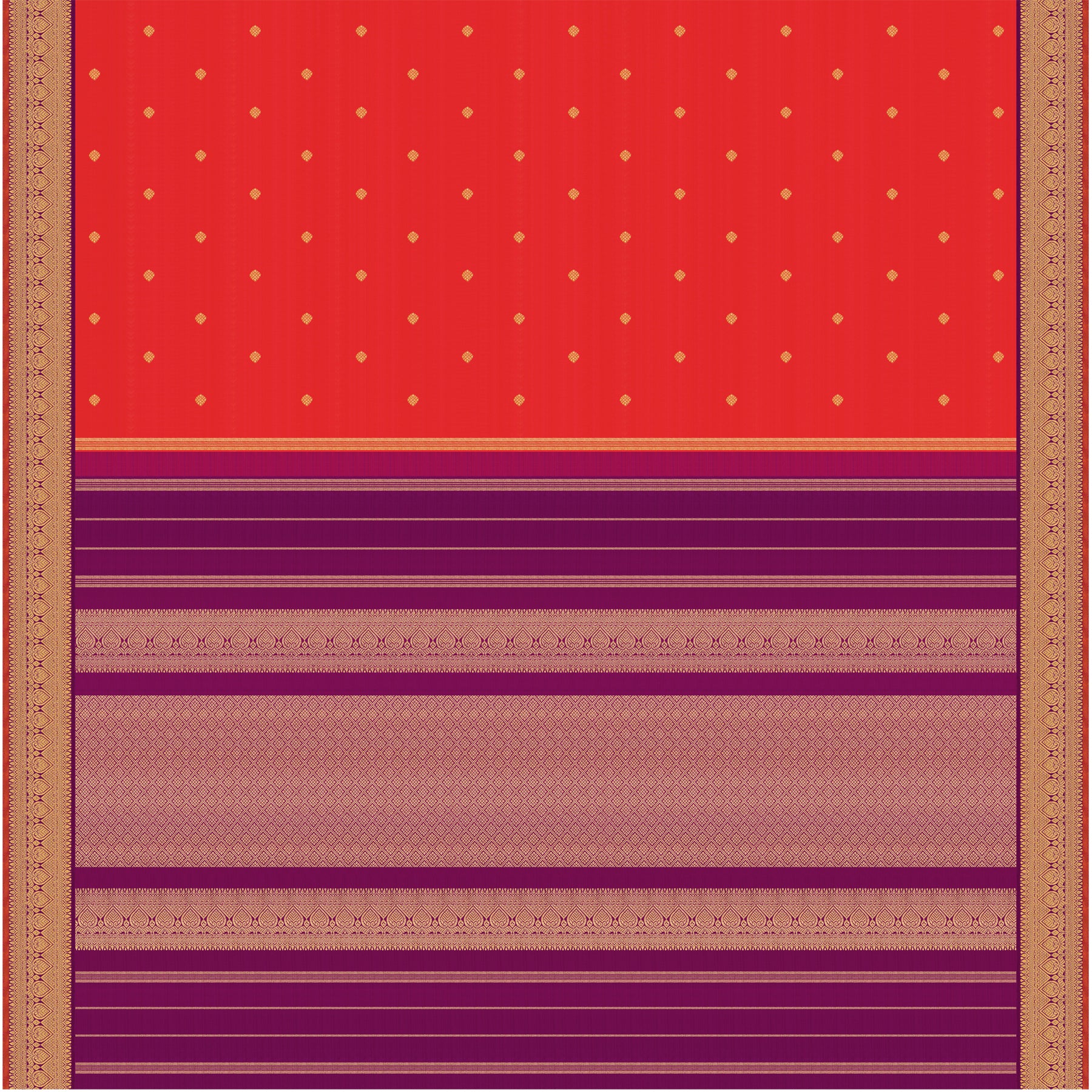 Kanakavalli Kanjivaram Silk Sari 25-109-HS001-09636 - Full View