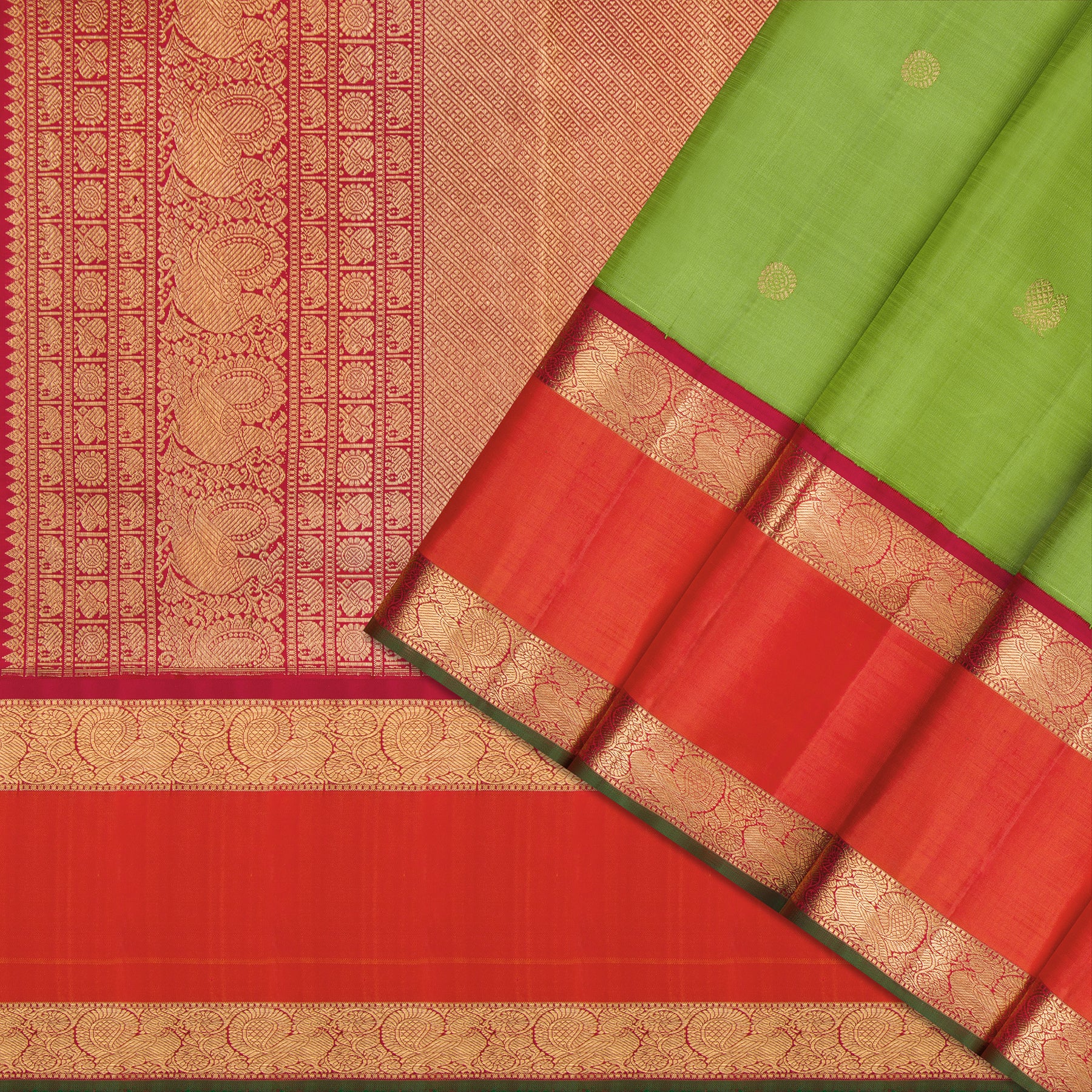 Kanakavalli Kanjivaram Silk Sari 25-109-HS001-09640 - Cover View