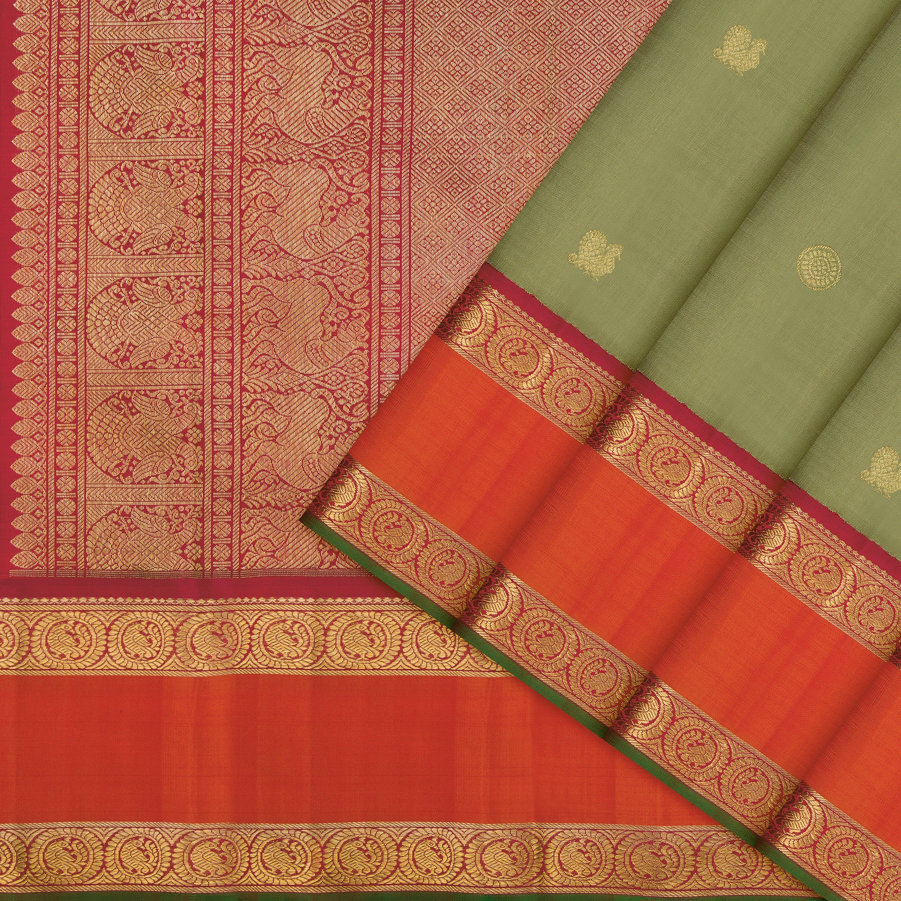 Kanakavalli Kanjivaram Silk Sari 25-109-HS001-09641 - Cover View