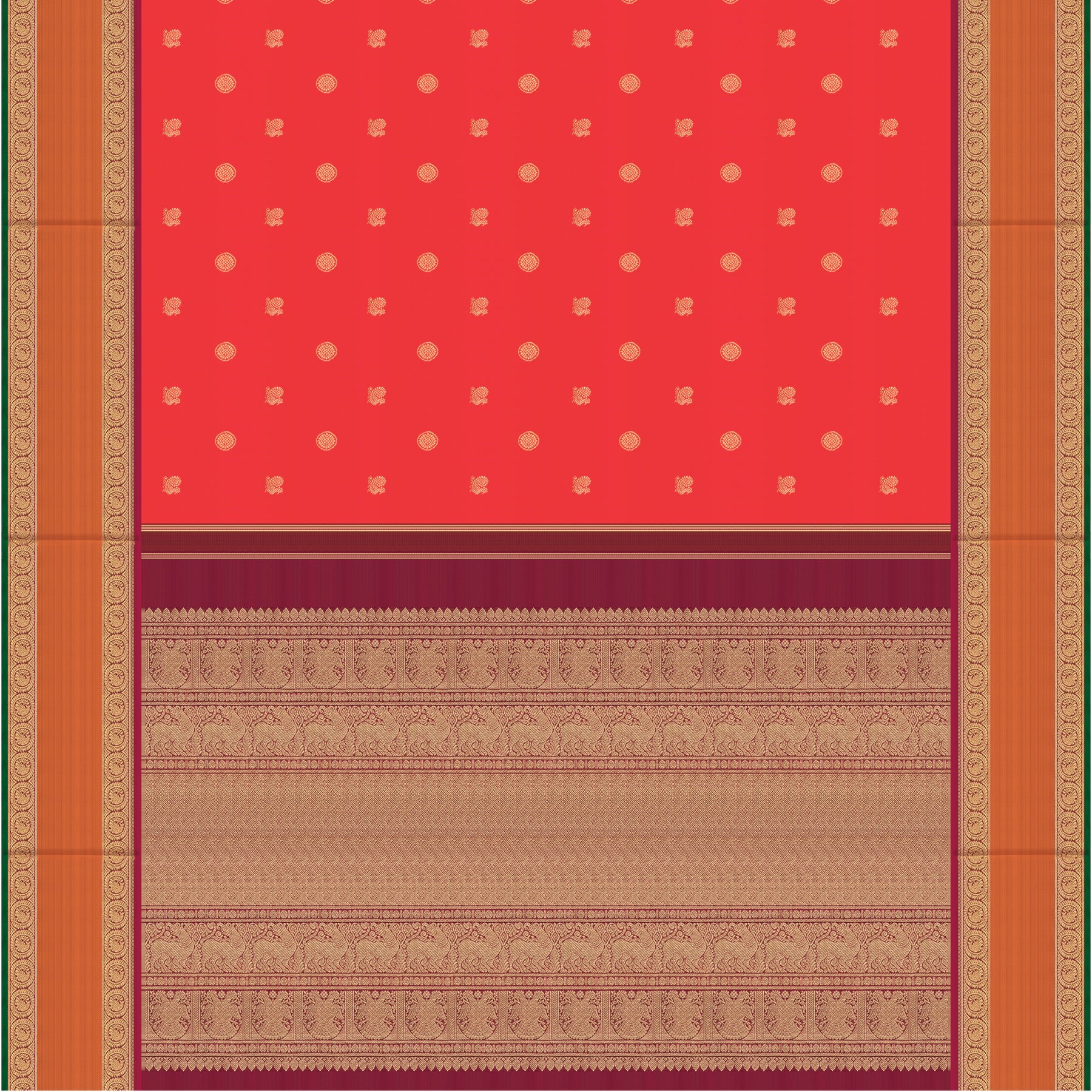 Kanakavalli Kanjivaram Silk Sari 25-109-HS001-09642 - Full View