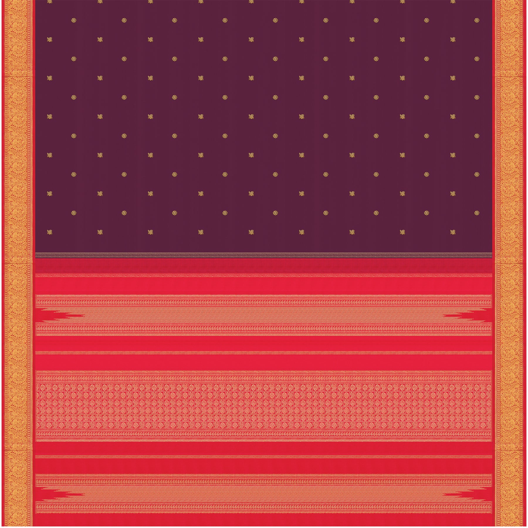 Kanakavalli Kanjivaram Silk Sari 25-109-HS001-09645 - Full View
