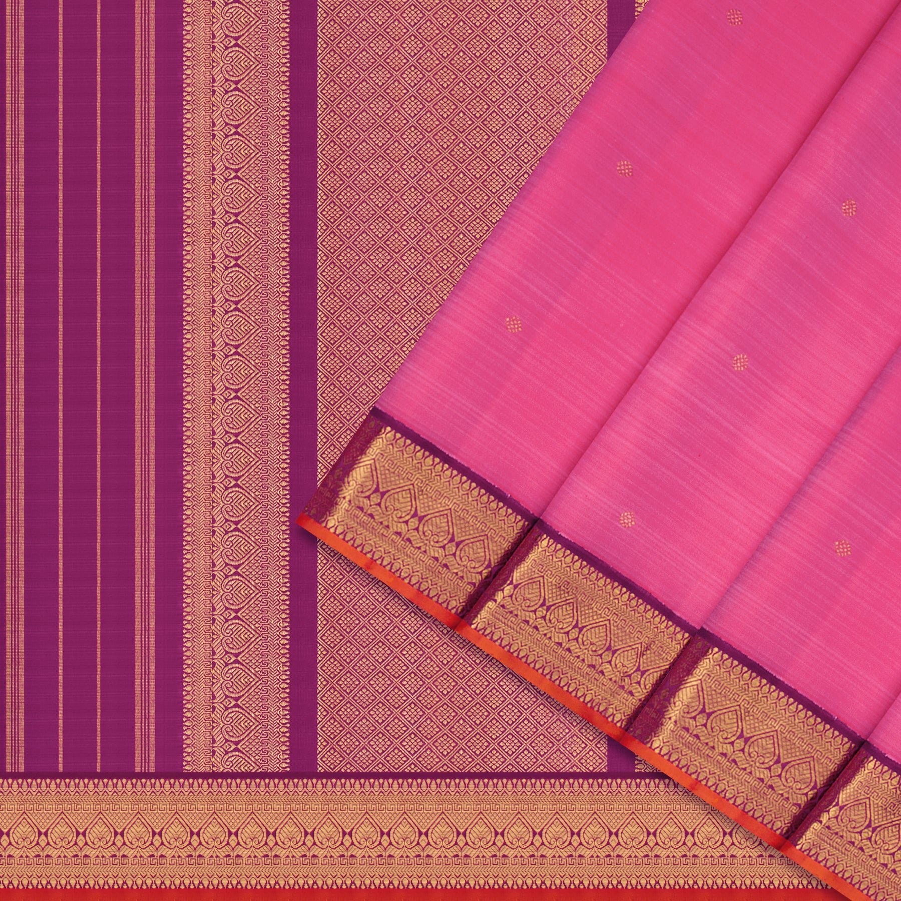 Kanakavalli Kanjivaram Silk Sari 25-109-HS001-09646 - Cover View