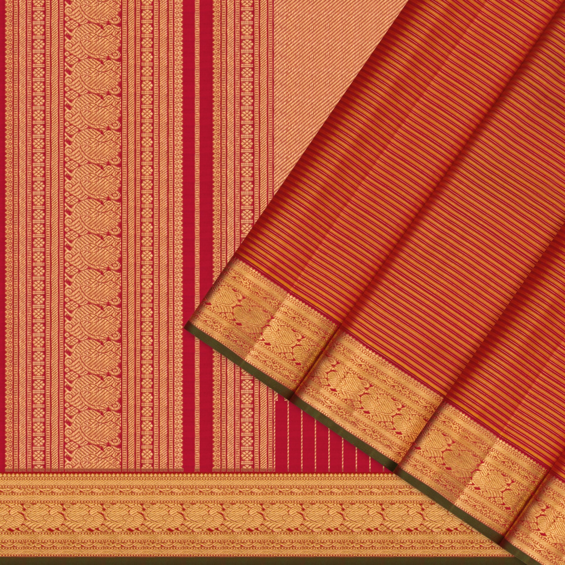 Kanakavalli Kanjivaram Silk Sari 25-109-HS001-09650 - Cover View