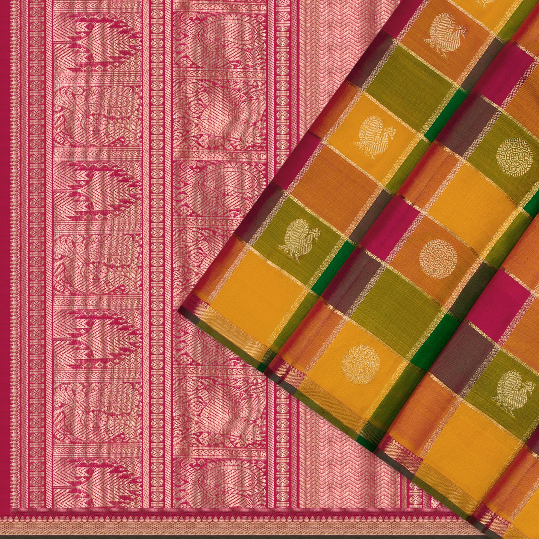 Kanakavalli Kanjivaram Silk Sari 25-109-HS001-09662 - Cover View