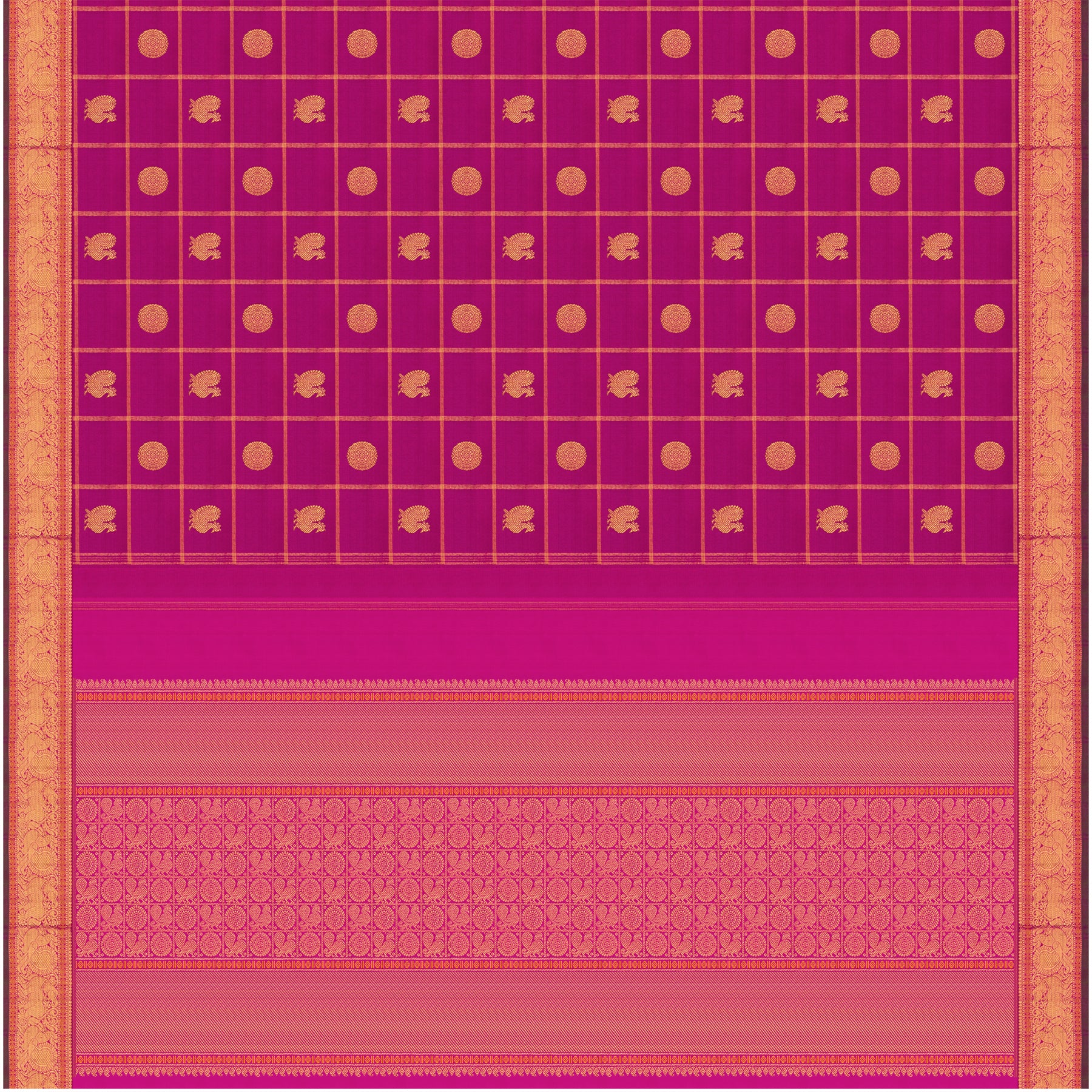 Kanakavalli Kanjivaram Silk Sari 25-109-HS001-09664 - Blouse View