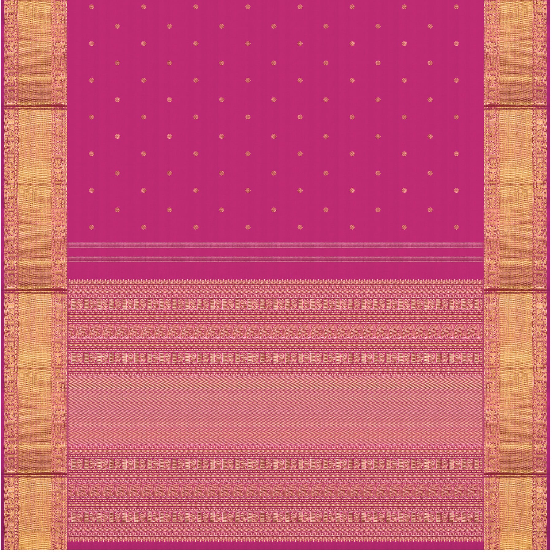 Kanakavalli Kanjivaram Silk Sari 25-109-HS001-09666 - Full View