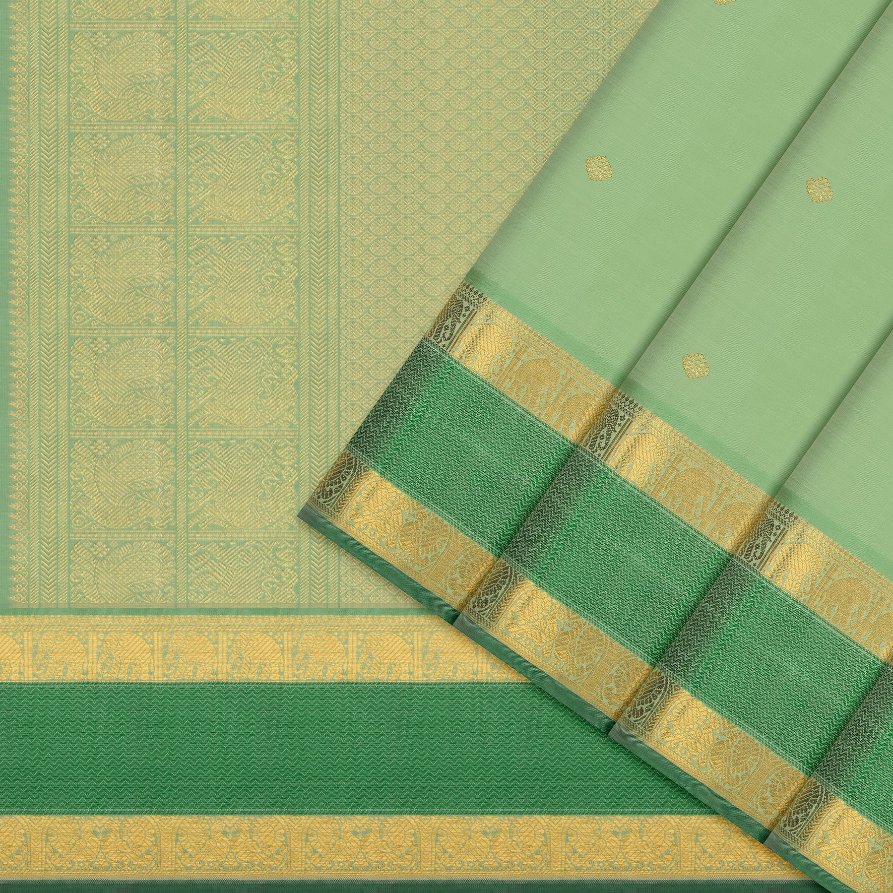 Kanakavalli Kanjivaram Silk Sari 25-109-HS001-09669 - Cover View