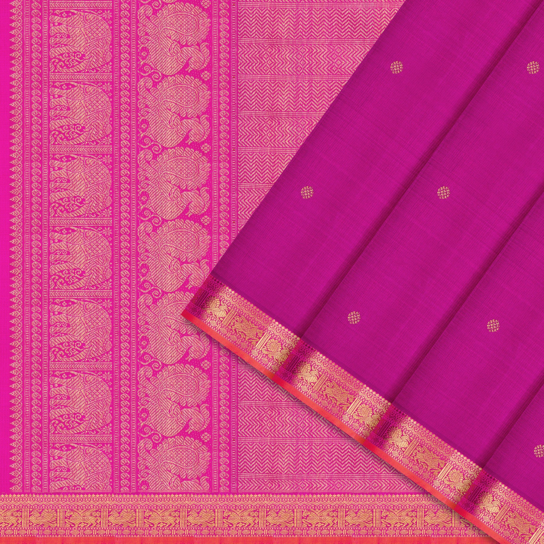Kanakavalli Kanjivaram Silk Sari 25-109-HS001-09682 - Cover View