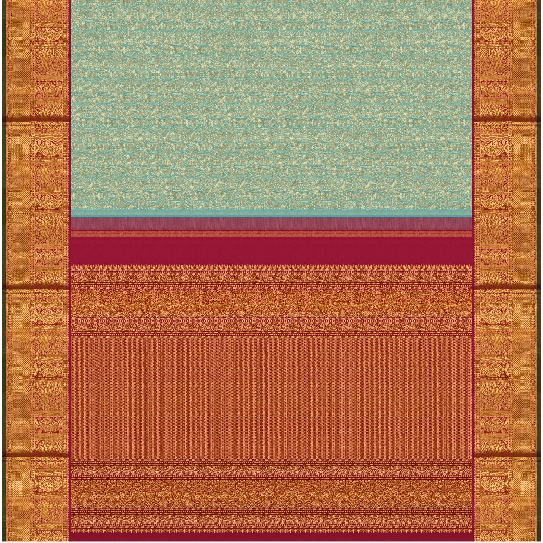 Kanakavalli Kanjivaram Silk Sari 25-109-HS001-09687 - Full View