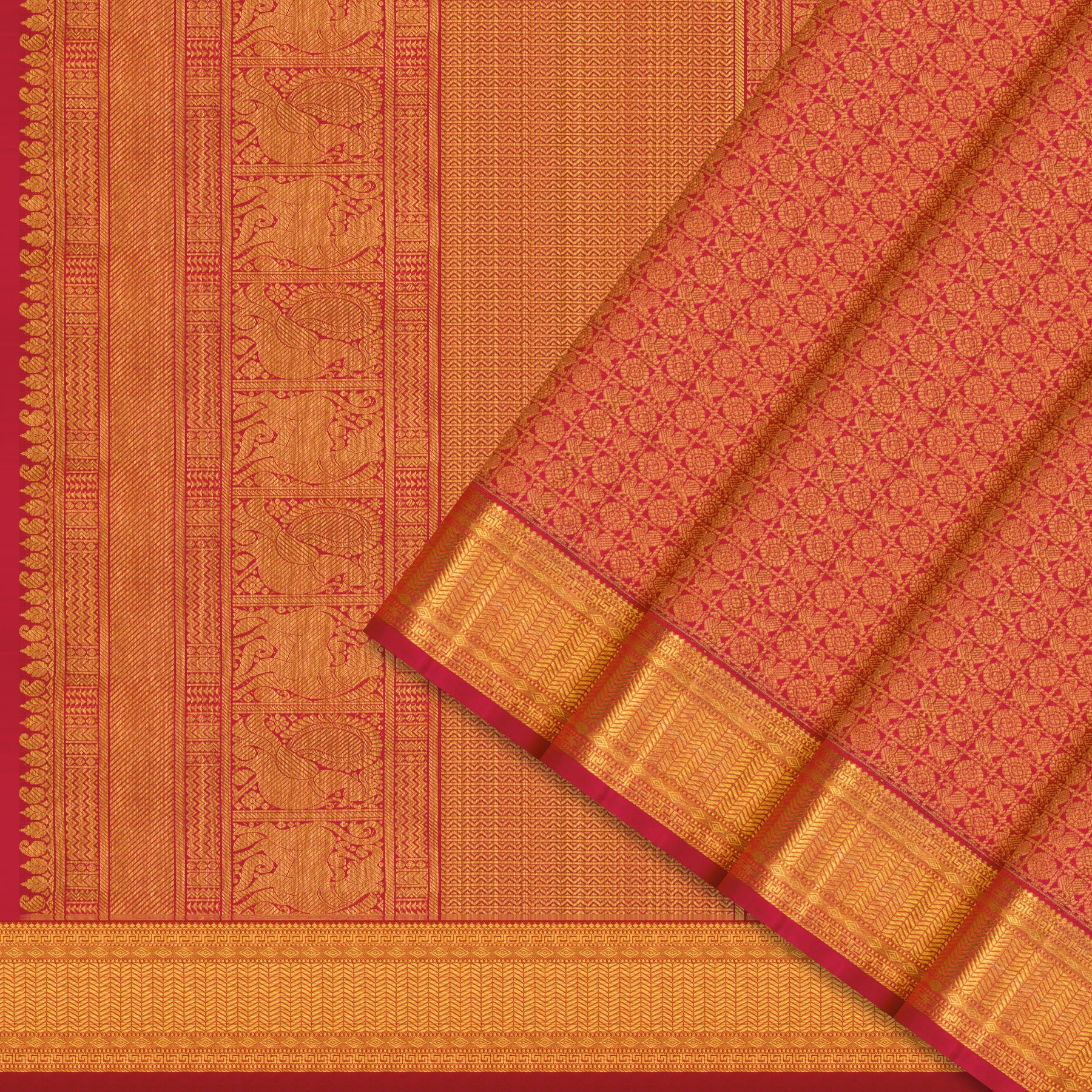 Kanakavalli Kanjivaram Silk Sari 25-109-HS001-09744 - Cover View