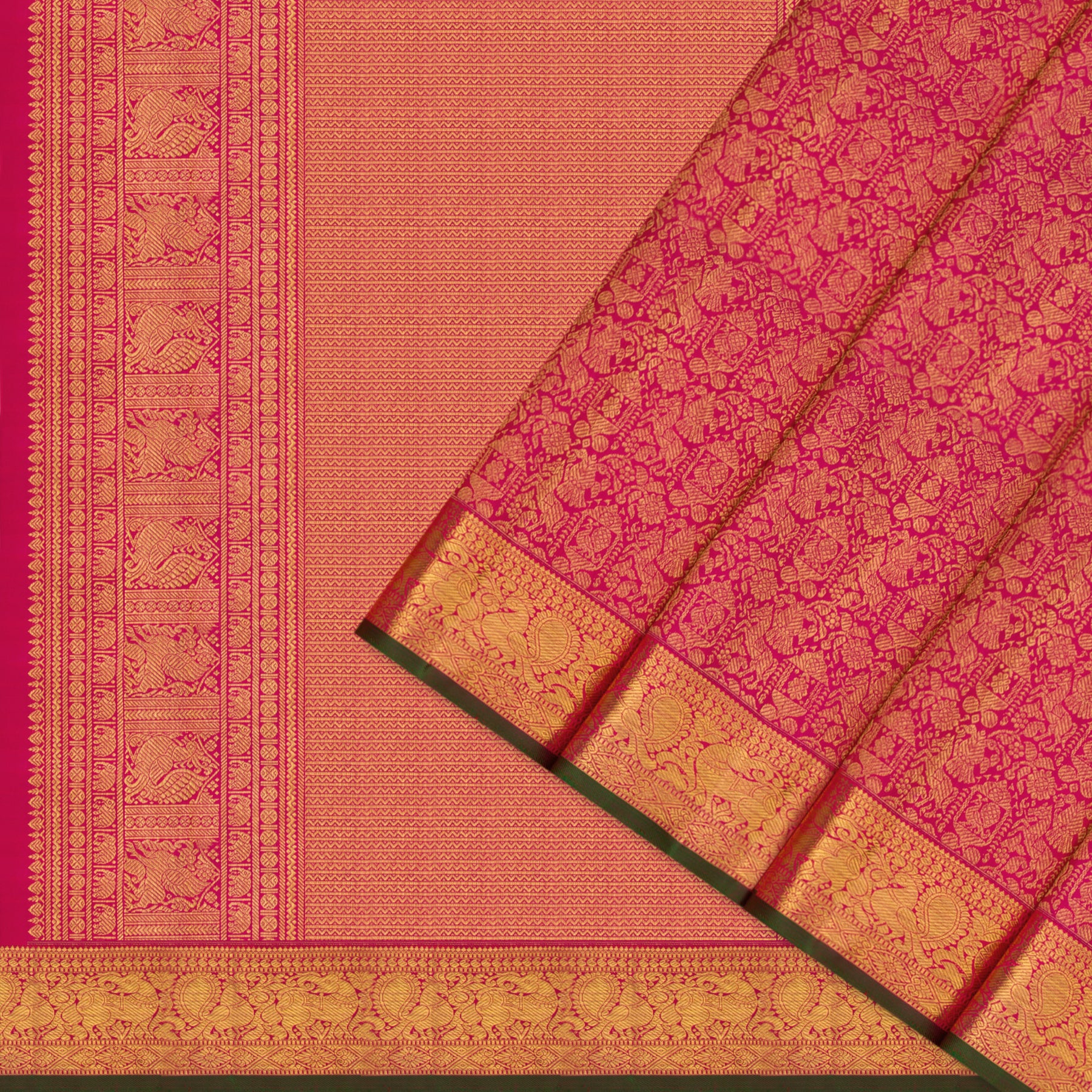 Kanakavalli Kanjivaram Silk Sari 25-109-HS001-09745 - Cover View