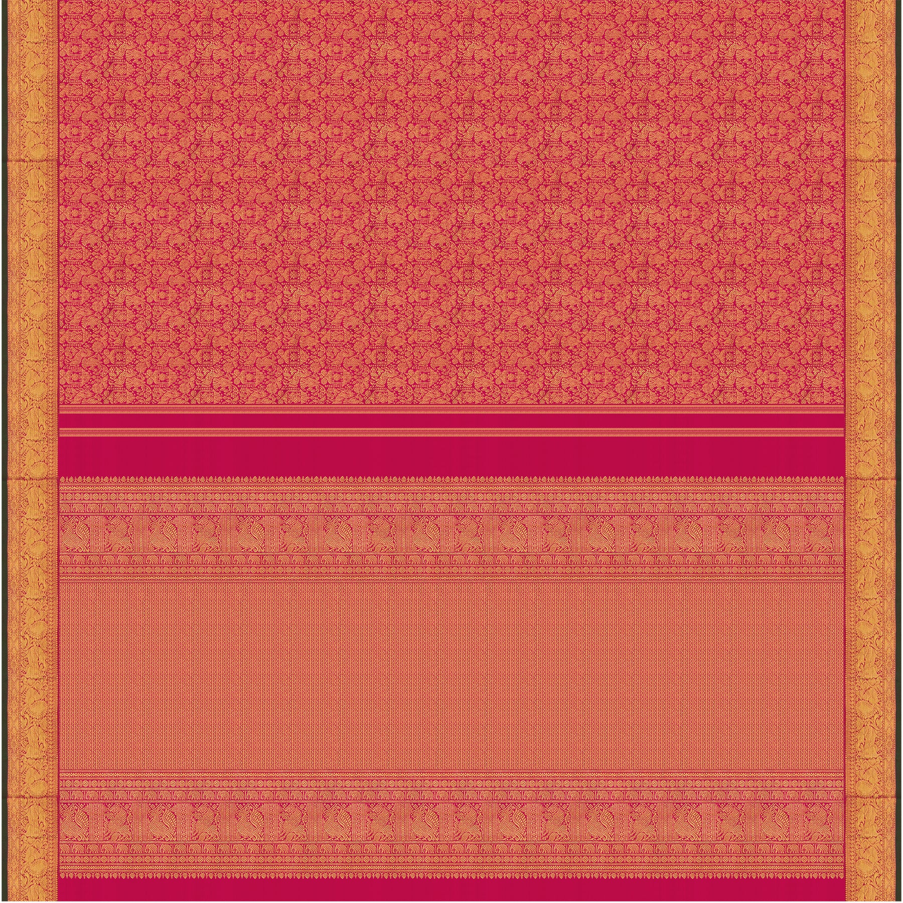 Kanakavalli Kanjivaram Silk Sari 25-109-HS001-09745 - Full View
