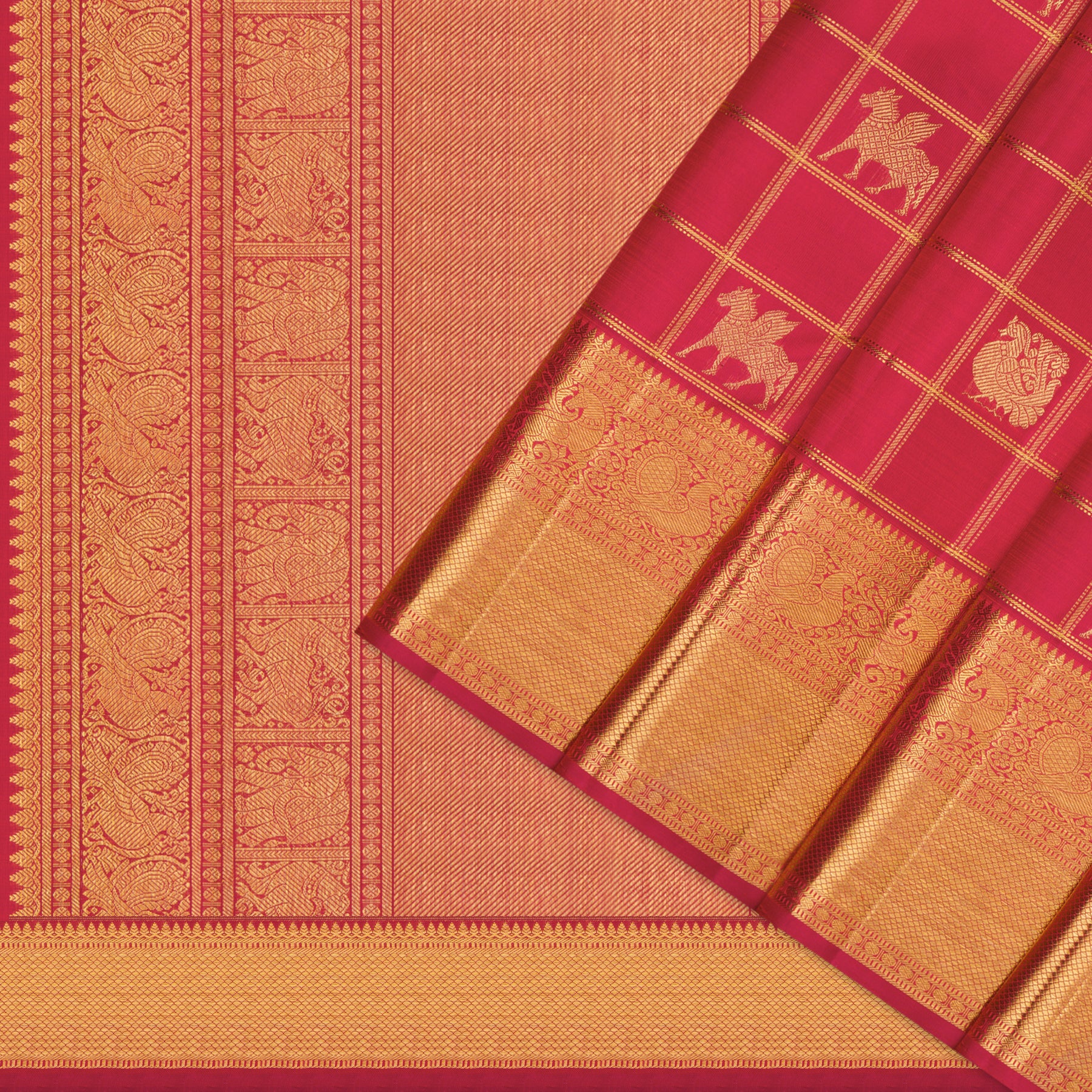 Kanakavalli Kanjivaram Silk Sari 25-109-HS001-09752 - Cover View