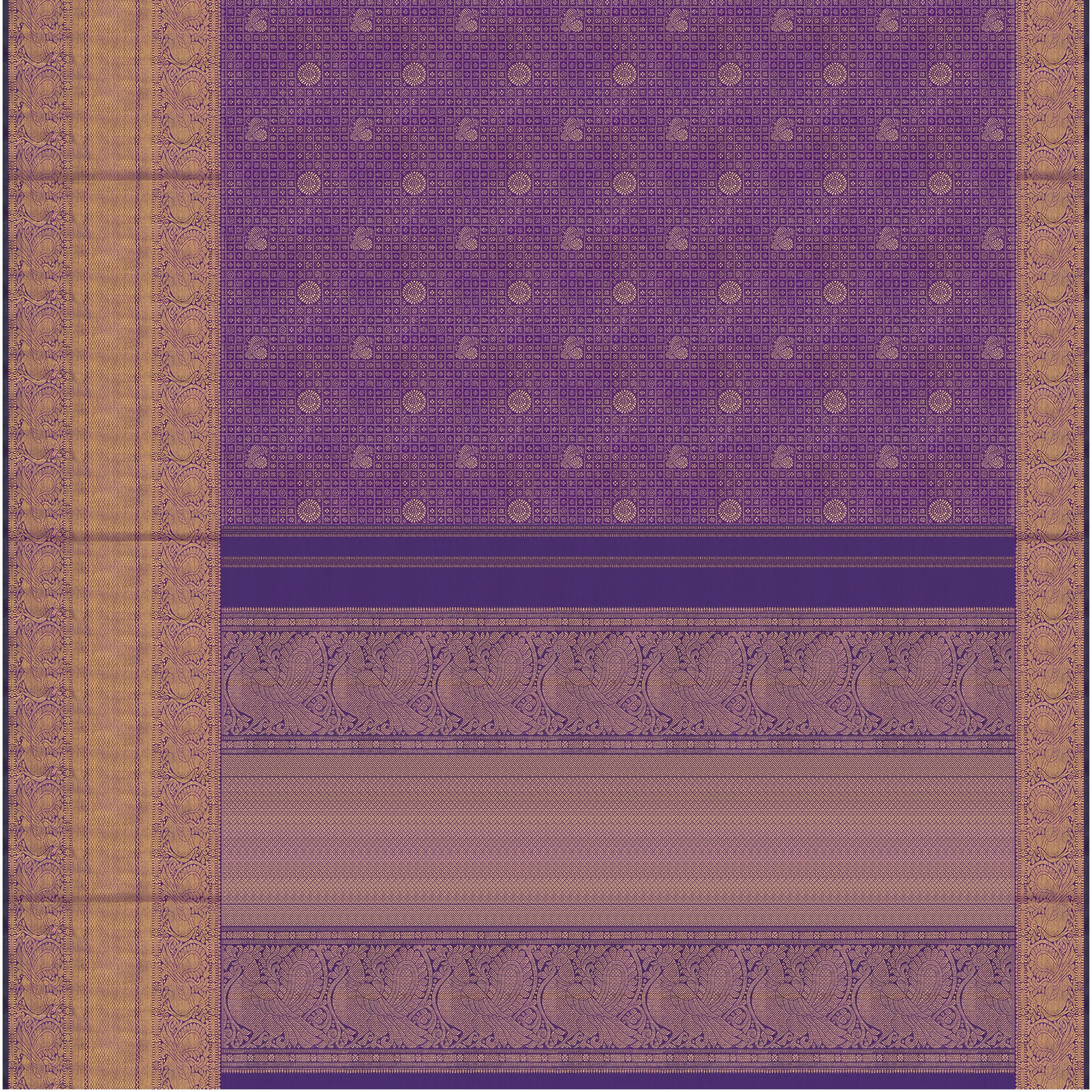 Kanakavalli Kanjivaram Silk Sari 25-109-HS001-09750 - Full View