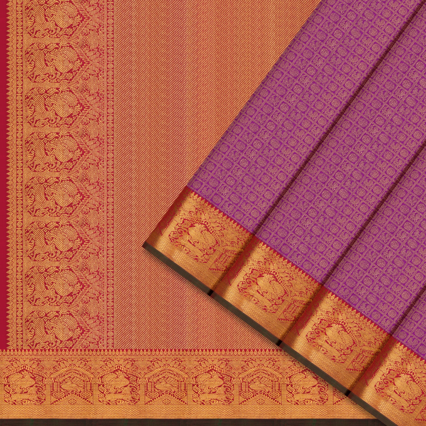 Kanakavalli Kanjivaram Silk Sari 25-109-HS001-09755 - Cover View