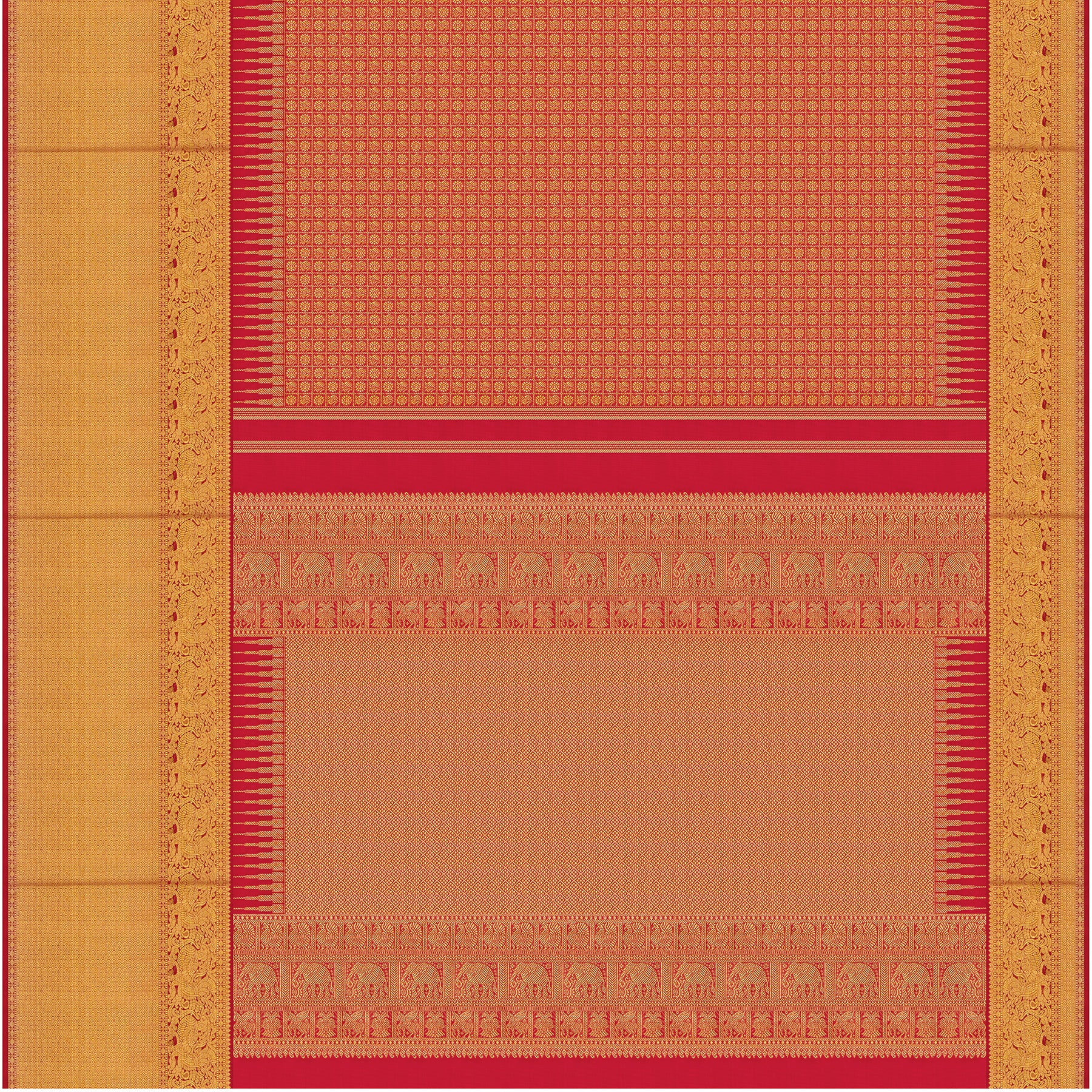 Kanakavalli Kanjivaram Silk Sari 25-109-HS001-09761 - Full View