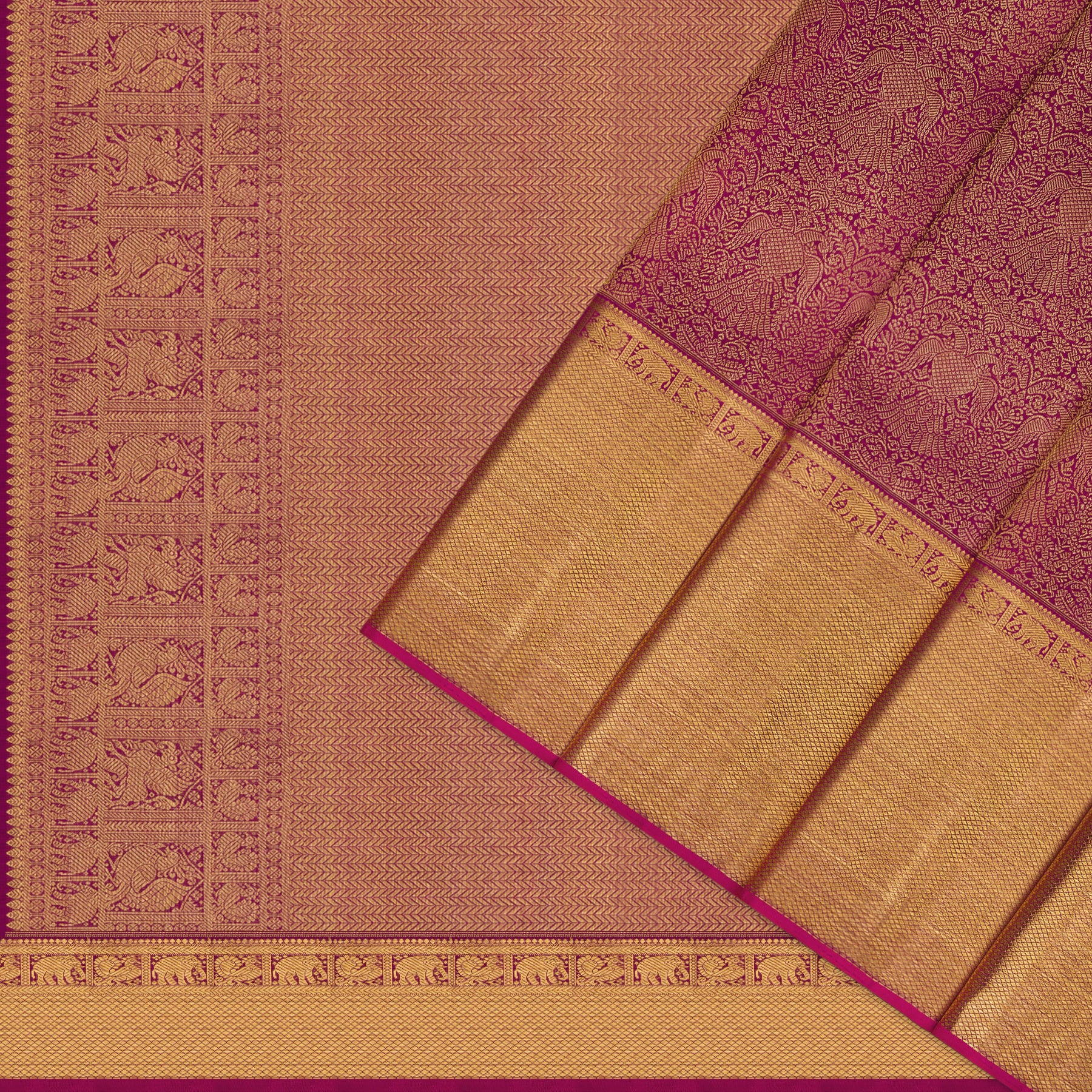 Kanakavalli Kanjivaram Silk Sari 25-109-HS001-09765 - Cover View