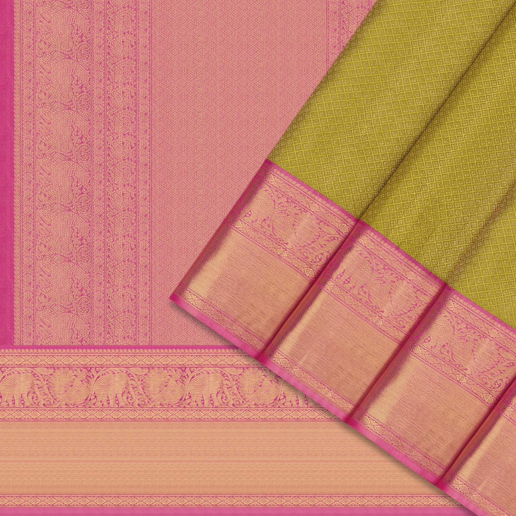 Kanakavalli Kanjivaram Silk Sari 25-109-HS001-09768 - Cover View