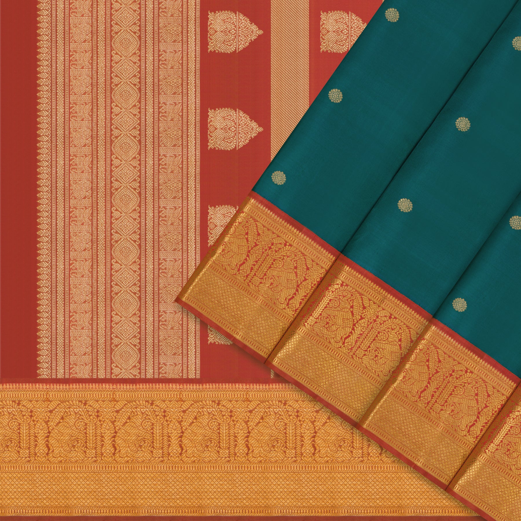 Kanakavalli Kanjivaram Silk Sari 25-109-HS001-09795 - Cover View