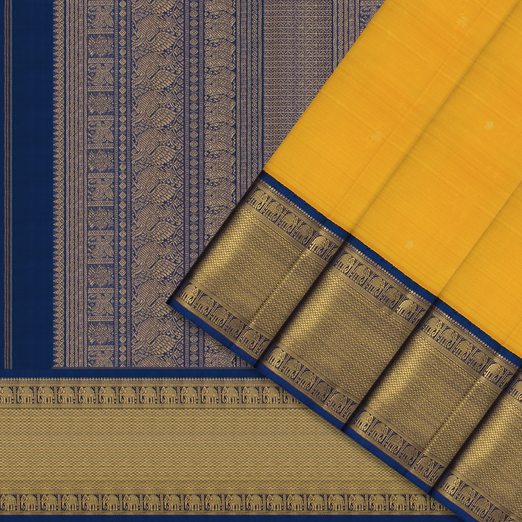 Kanakavalli Kanjivaram Silk Sari 25-109-HS001-09798 - Cover View